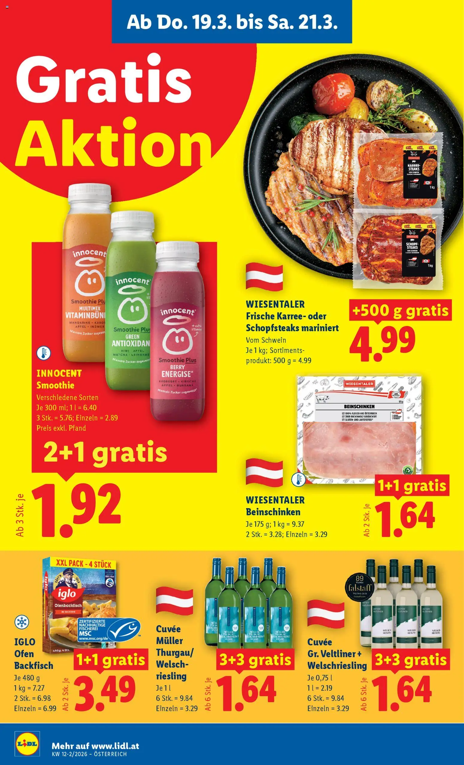 Lidl Flugblatt - Eisenstadt, Ebenfurth, Mattersburg gültig ab 19.03.2026 | Seite: 16 | Produkte: Kiwi, Zucker, Ofen, Äpfel