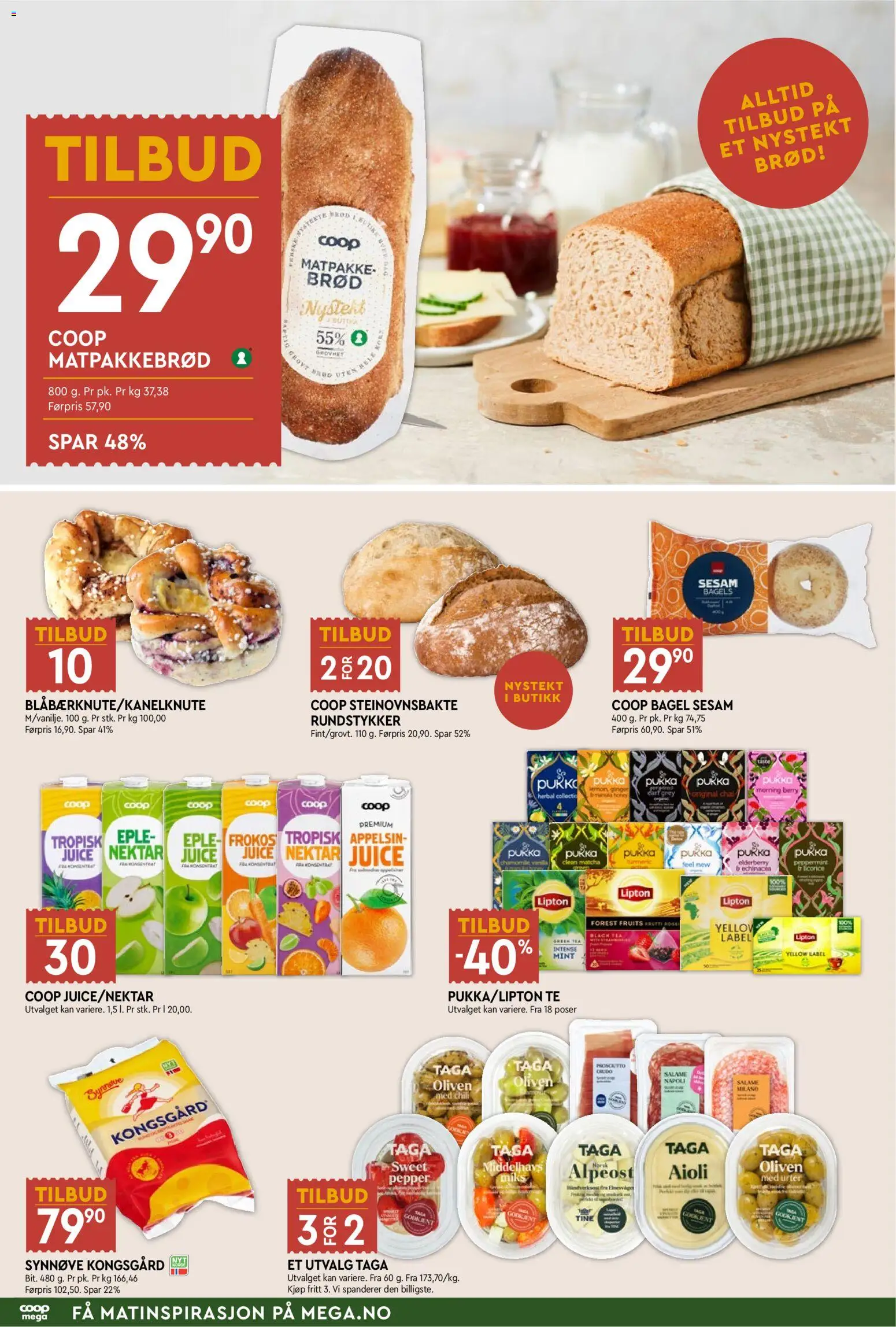 {H1} | Side: 4 | Produkter: Linschips, Brød, Rundstykker, Topper