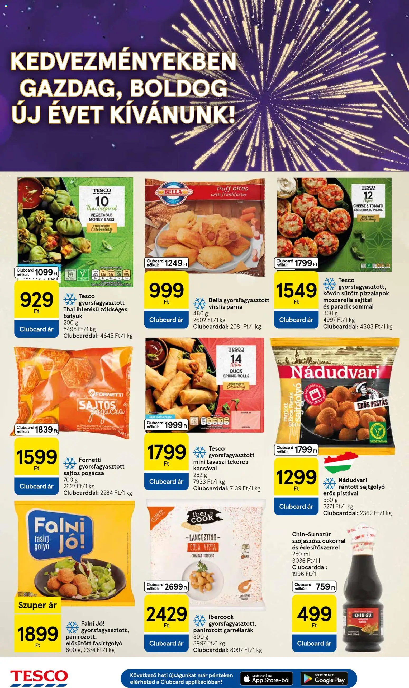 Tesco akciós ujság - amely érvényes a következő dátumtól: 27.12.2025 | Oldal: 6 | Termékek: Párna, Cola, Puff, Pogácsa