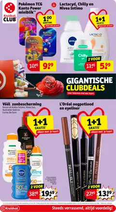 L'Oréal oogpotlood en eyeliner, L'Oréal eyeliner and eye pencil - Voorbeeld van een folder van Kruidvat, geldig van 24.03.2026 | Pagina: 45 | Producten: Eyeliner, Oogpotlood, Kaart, Kan