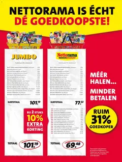 Nettorama - Folder - Voorbeeld van een folder van Nettorama, geldig van 02.02.2026 | Pagina: 12 | Producten: Melk, Yoghurt, Tablet, Zak