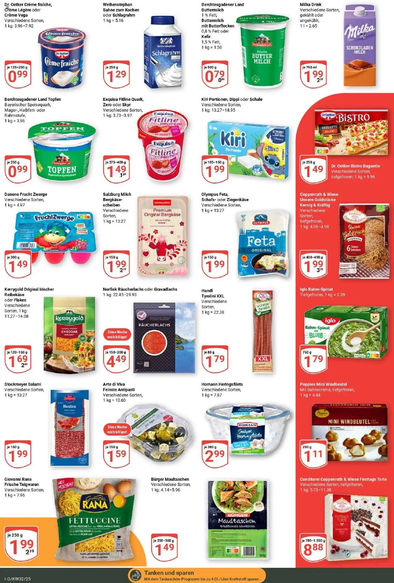 Globus prospekt Idar-Oberstein	 - gültig ab dem 03.08.2025 | Seite: 3 | Produkte: Milch, Iglo, Skyr, Salami