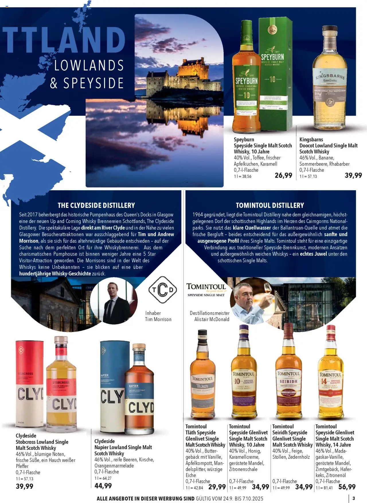 CITTI Markt Whisky – gültig ab 24.09.2025 | Seite: 3 | Produkte: Whisky, Butter, Pfeffer, Rhabarber