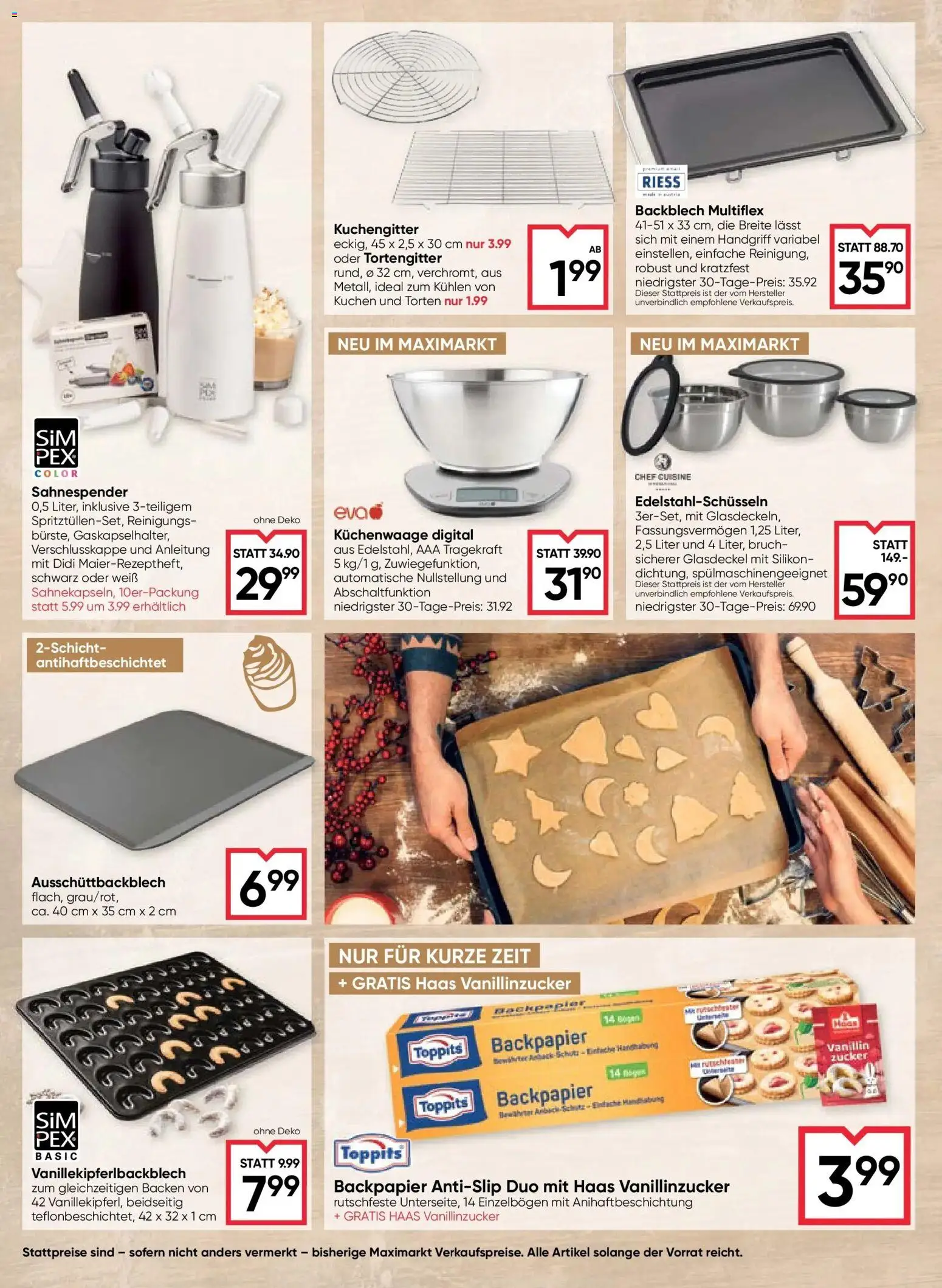 Maximarkt Backgenuss Haid, Linz gültig ab 22.10.2025 | Seite: 8 | Produkte: Zucker