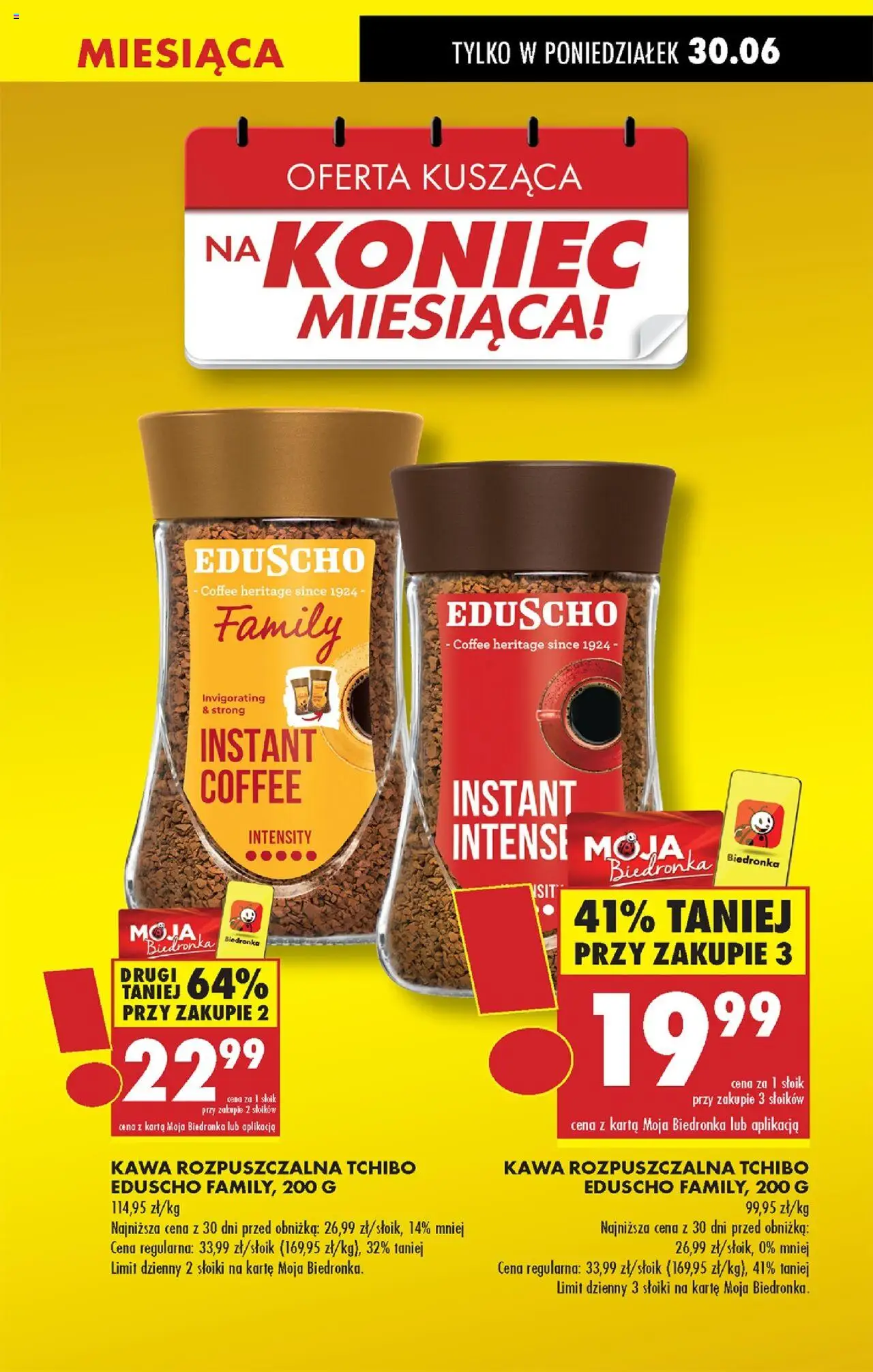 Biedronka gazetka od 30.06.2025 | Strona: 7 | Produkty: Karta, Kawa rozpuszczalna, Tchibo, Kawa