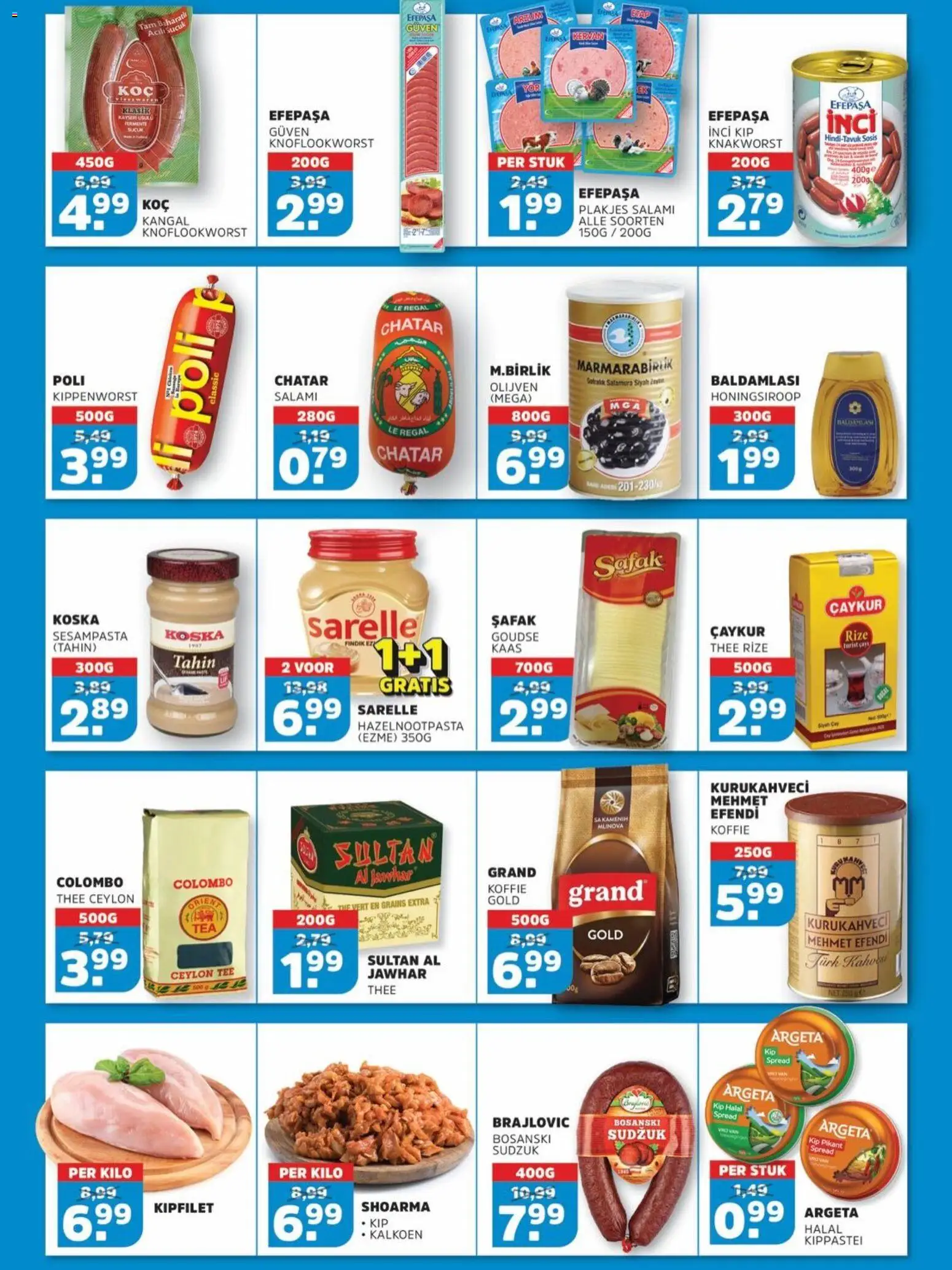 {H1} | Pagina: 2 | Producten: Kaas, Salami, Thee, Kip