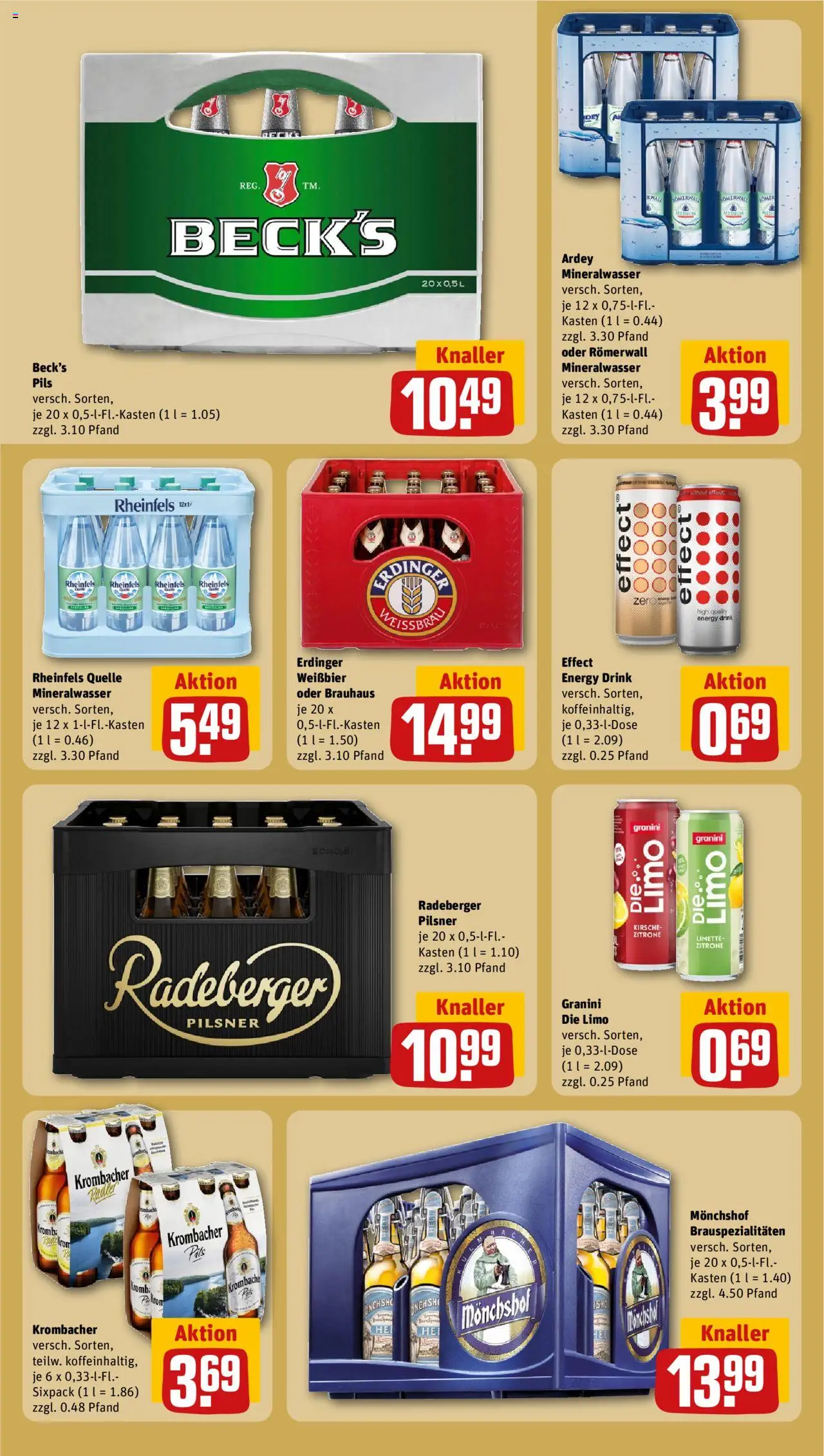 Rewe ihr Kaufpark Prospekt 	 – gültig ab 08.09.2025 | Seite: 18 | Produkte: Zitrone, Granini, Krombacher, Radeberger pilsner