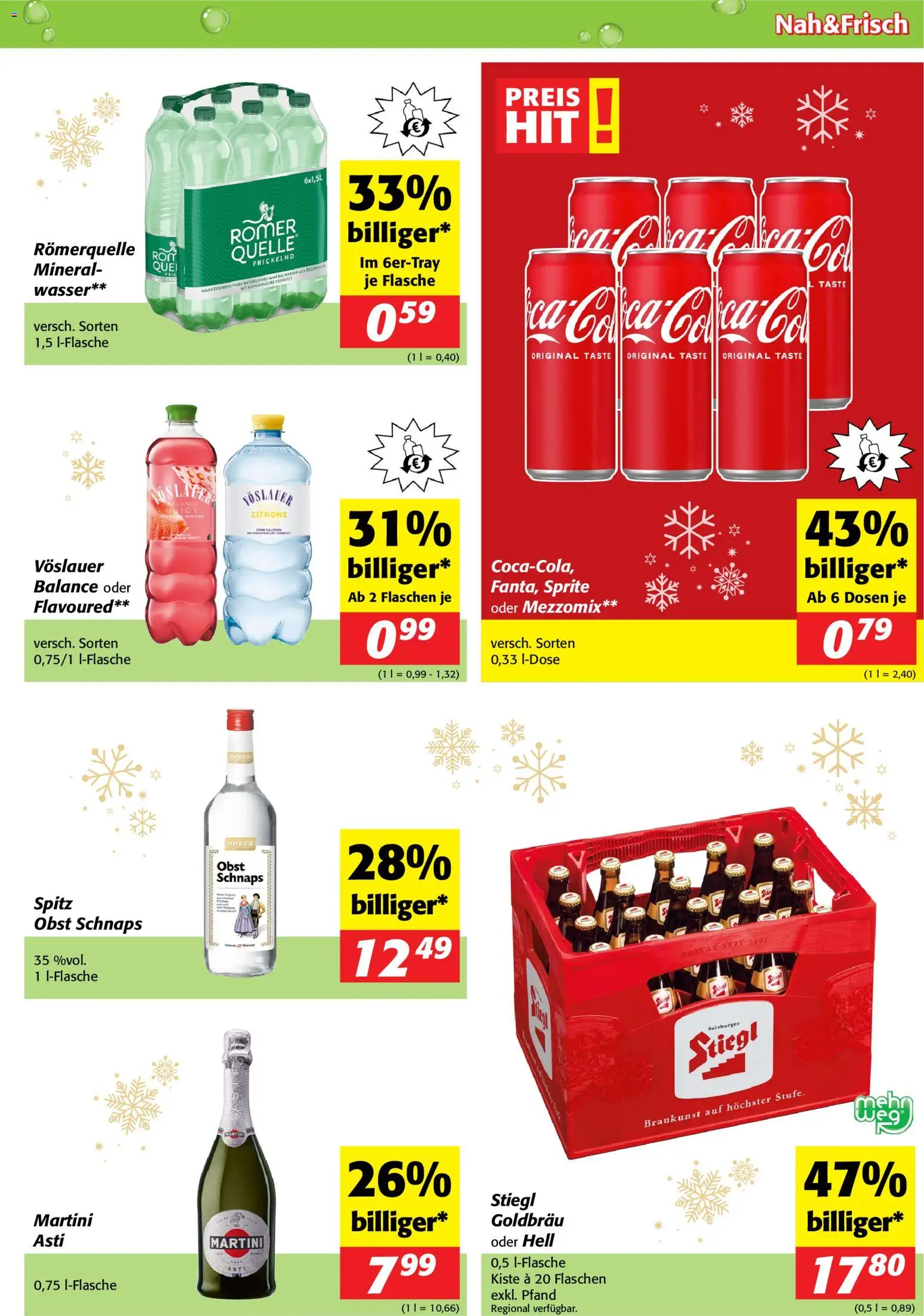 Nah und Frisch Flugblatt gültig ab 10.12.2025 | Seite: 11 | Produkte: Wasser, Obst, Zitrone