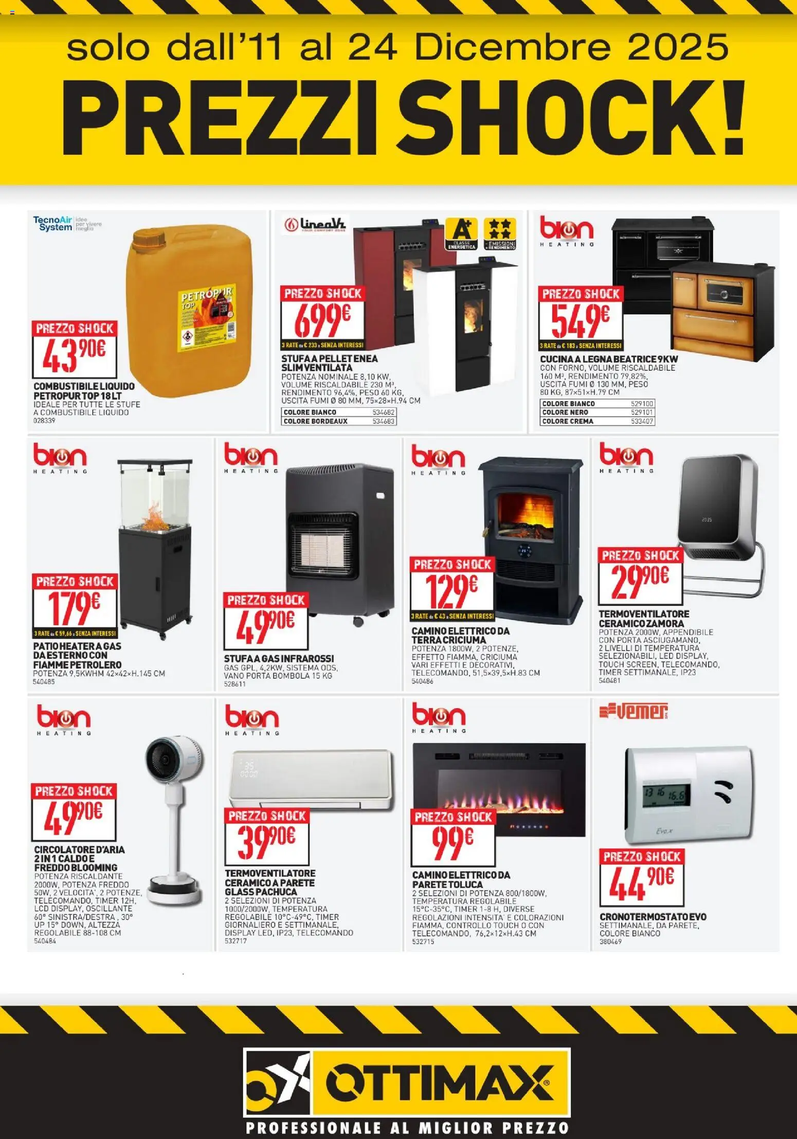 Volantino Ottimax del 11.12.2025 | Pagina: 1 | Prodotti: Crema, Telecomando, Top, Terra