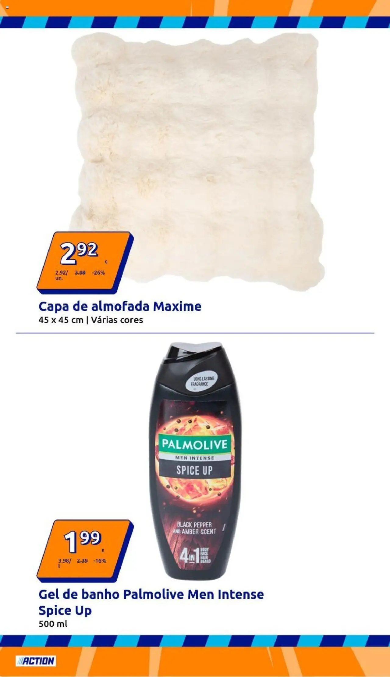 Action folheto │ válido de 01.10.2025 | Página: 4 | Produtos: Gel de banho, Almofada, Banho