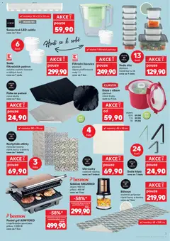 Náhled letáku Senzorové LED světlo, Senzorové LED světlo, rozměry: 16 x 3,2 x 1,8 cm, neutrální bílá, cena za 1 kus od 01.04.2026 | Strana: 3 | Produkty: Kuchyňské utěrky, Konvice, LED, LED světlo