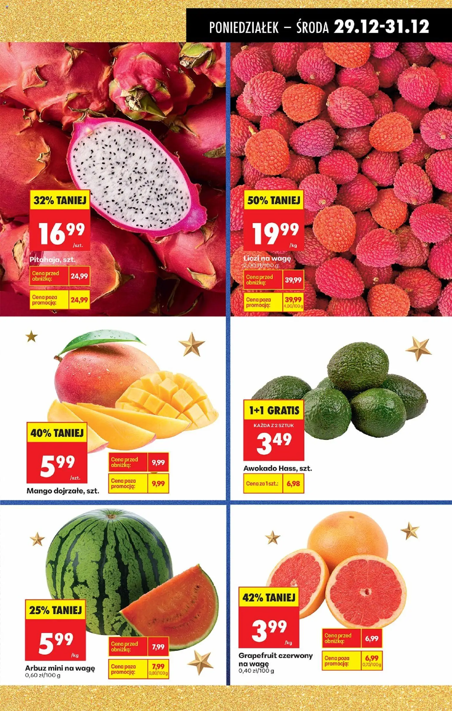 Biedronka gazetka od 29.12.2025 | Strona: 29 | Produkty: Mango, Arbuz, Awokado