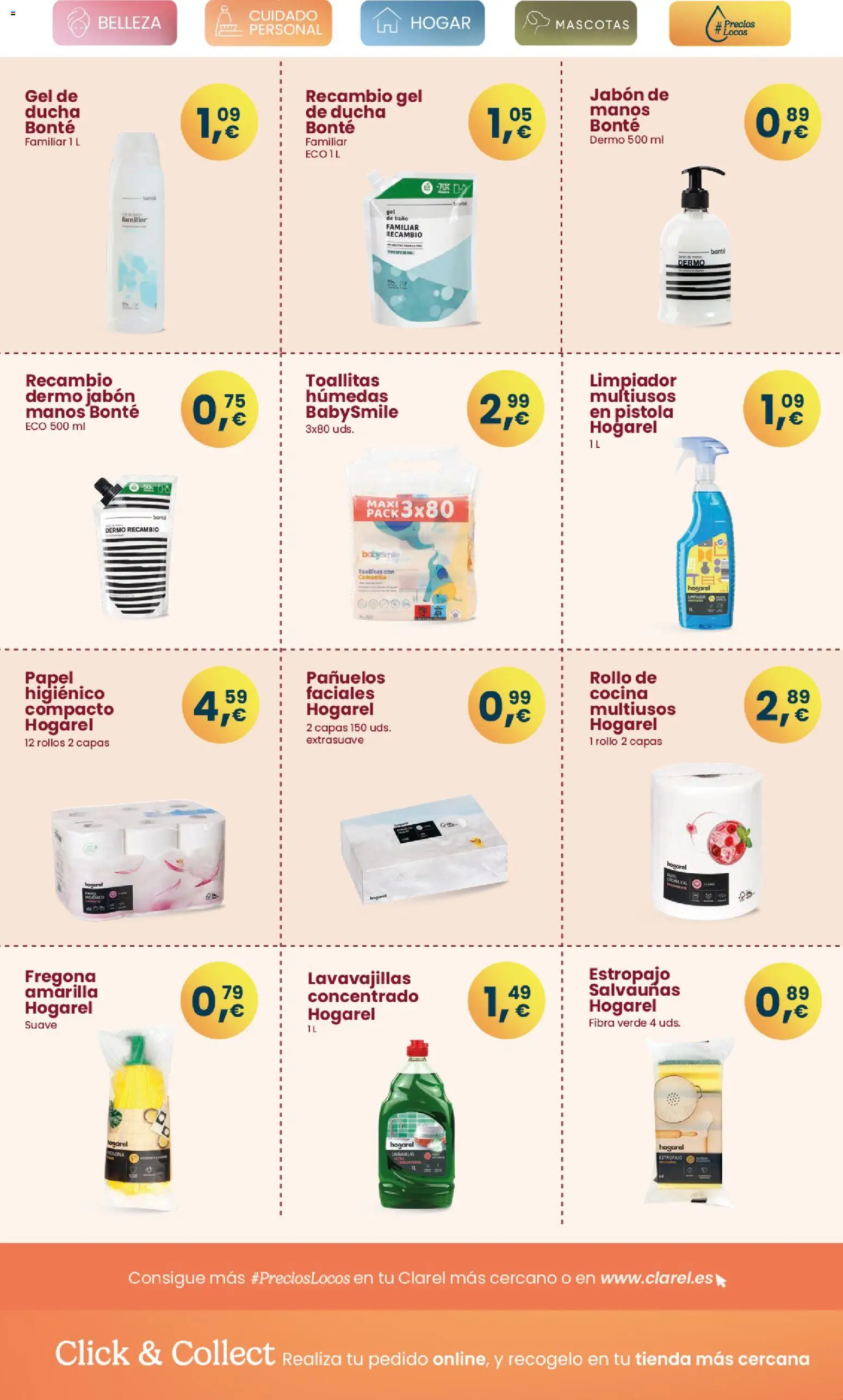 Clarel - folleto │ válido desde el 11.02.2026 | Página: 12 | Productos: Jabón, Lavavajillas, Baño, Ducha