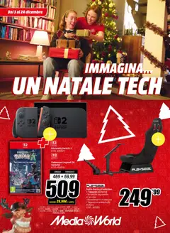 Anteprima del volantino Media World Natale catalogo valido a partire dal 03.12.2025
