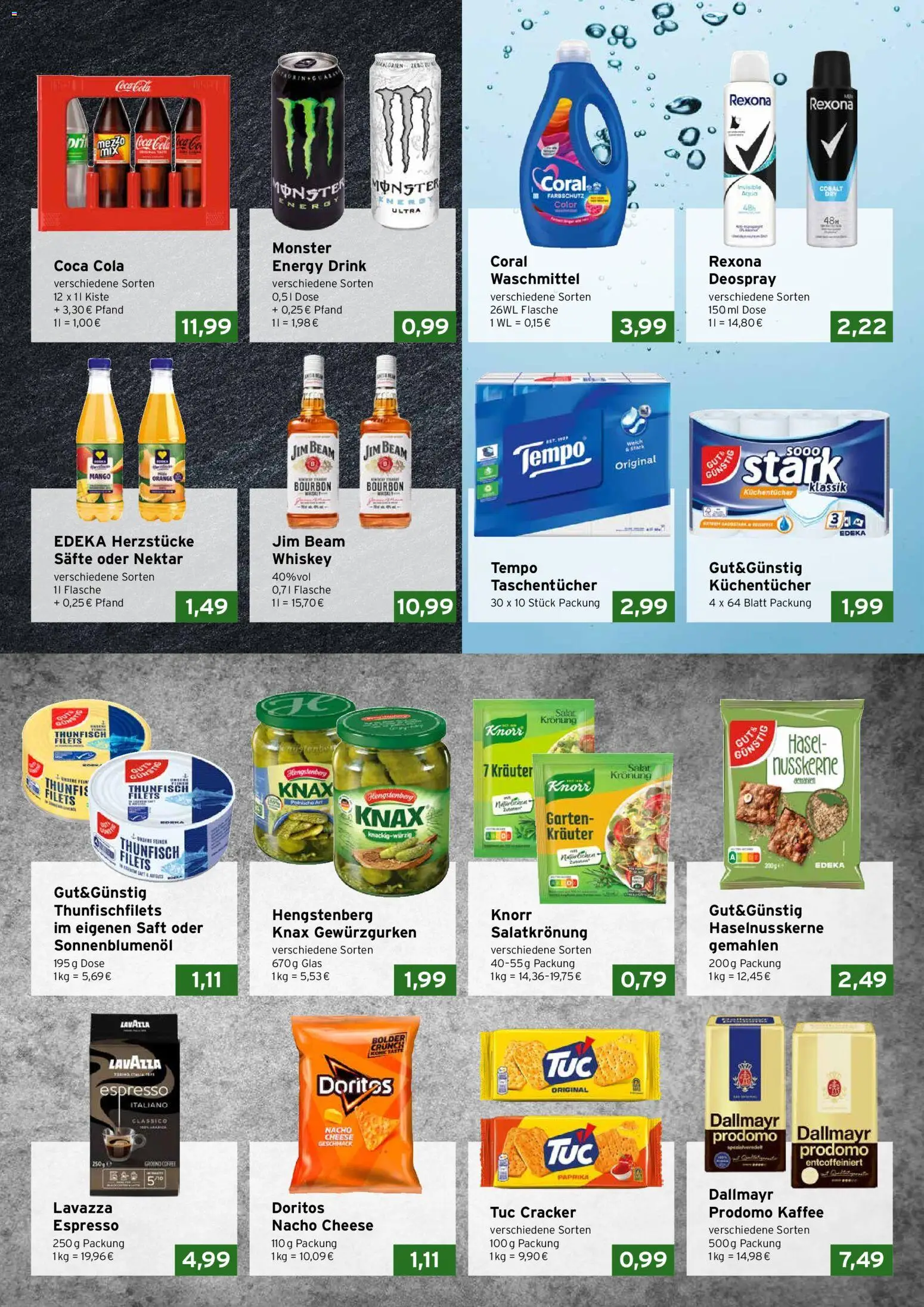 CAP Markt Prospekt – gültig ab 20.04.2026 | Seite: 3 | Produkte: Thunfisch, Coral, Knorr, Deospray