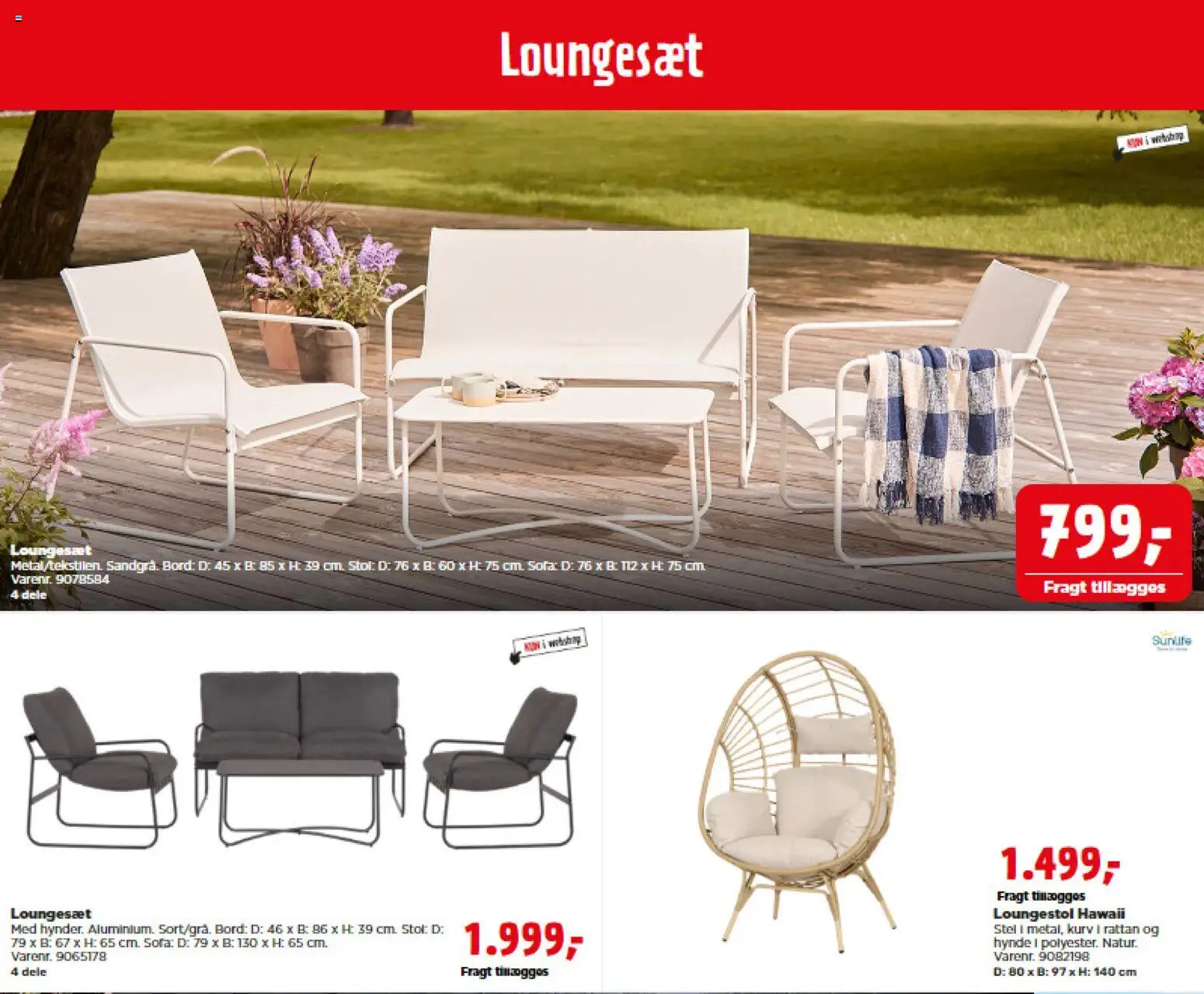 Jem & fix tilbudsavis – gyldig fra 13.03.2026 | Side: 31 | Produkter: Sofa, Bord, Stol, Loungesæt