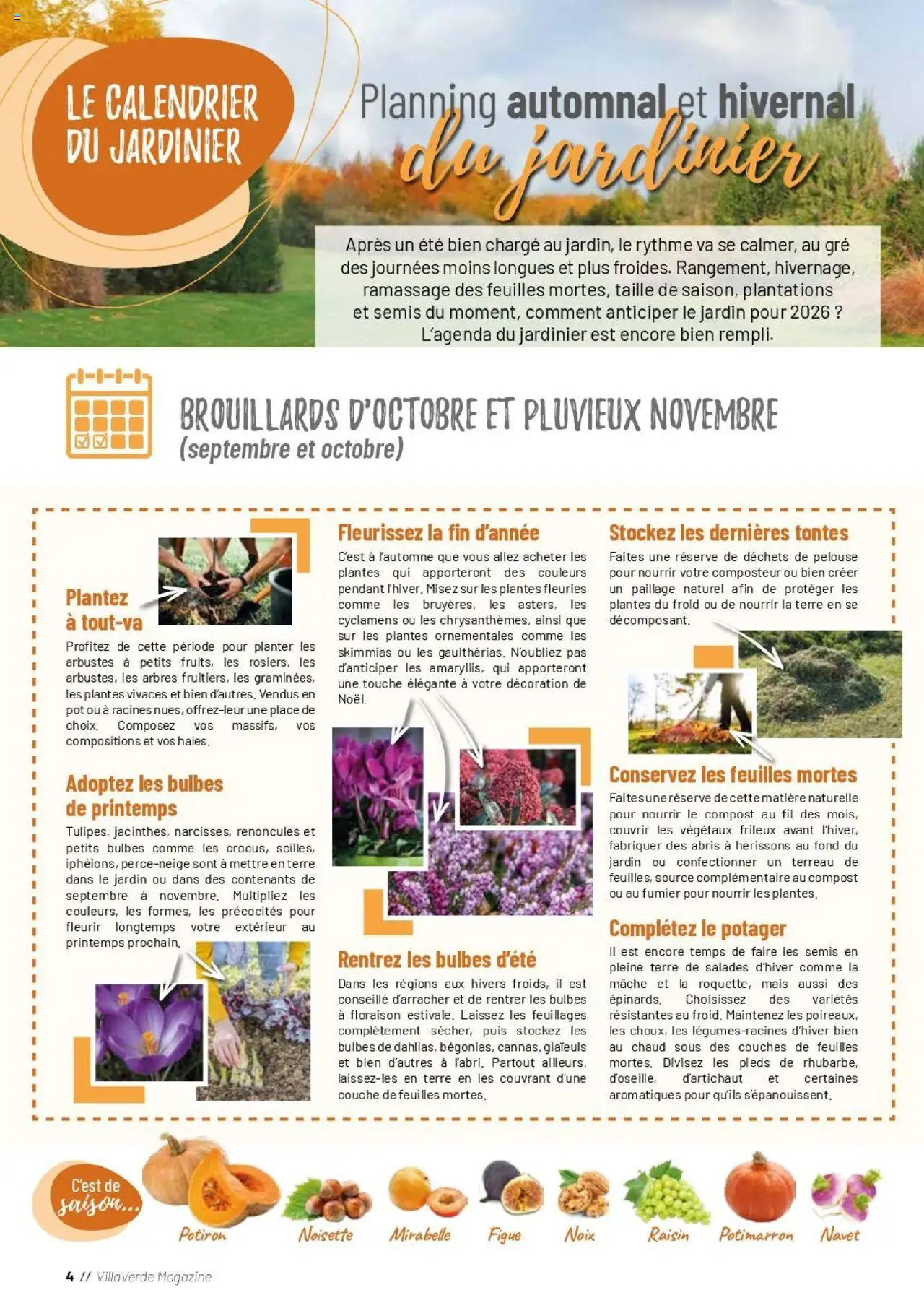{H1} | Page: 4 | Produits: Le potager, Noisette, Raisin, Navet