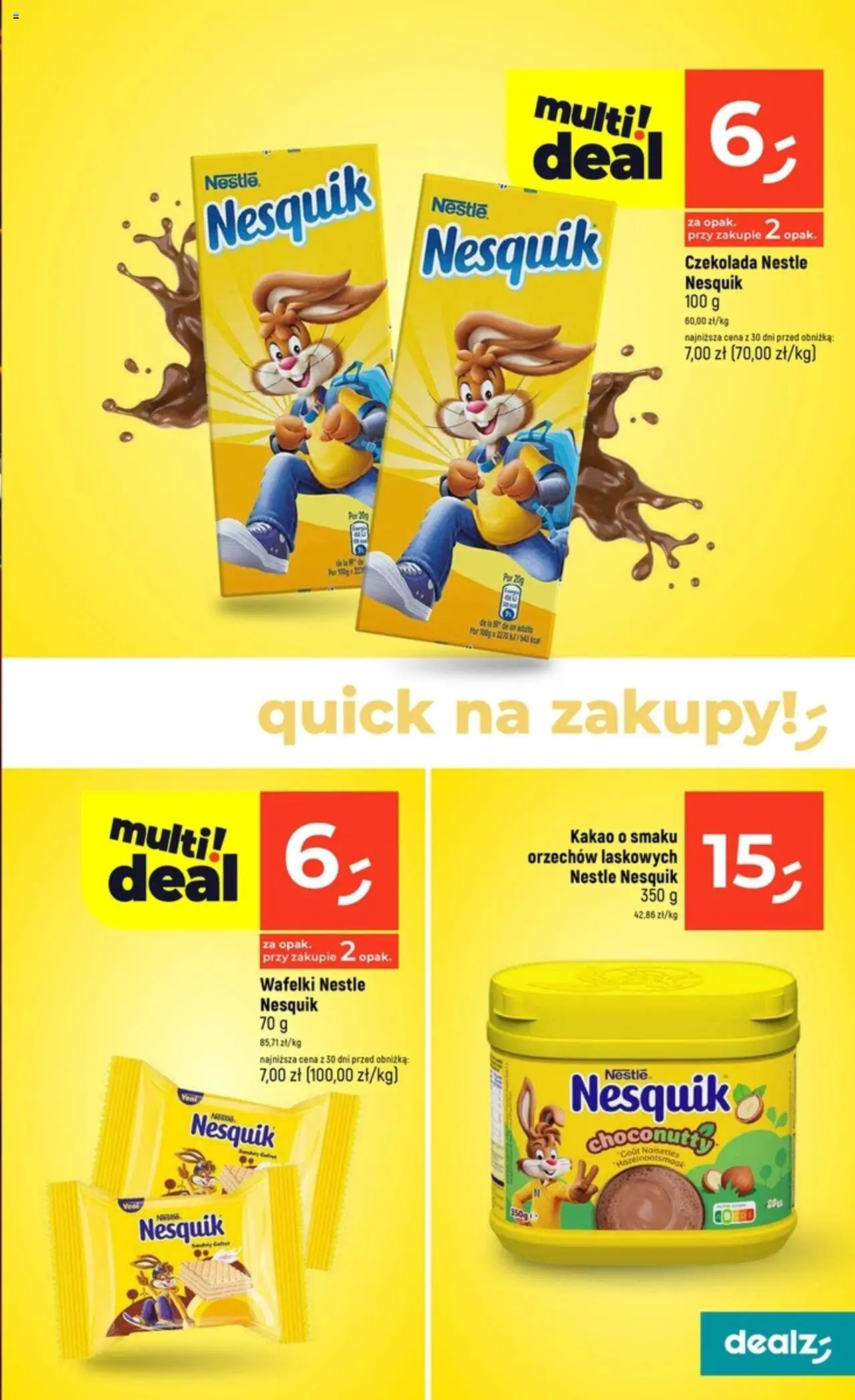 Dealz Gazetka od 21.08.2025 | Strona: 13 | Produkty: Kakao, Por, Wafelki, Czekolada
