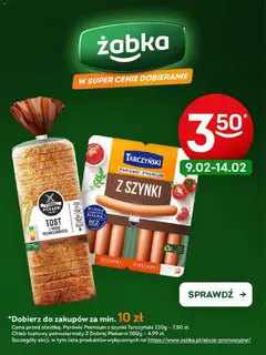 Pogląd oferty "Żabka - Żabka Tostowy i parówki ważne do 14.02" - ważna od 09.02.2026