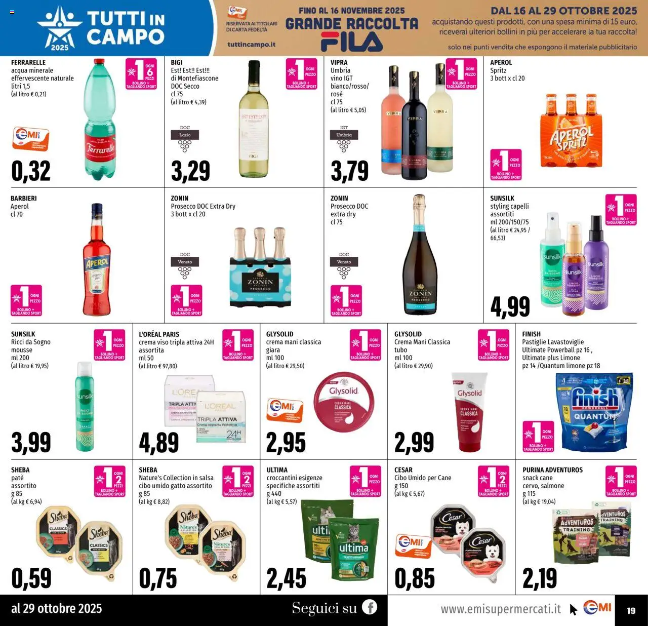 Volantino EMI del 16.10.2025 | Pagina: 19 | Prodotti: Paté, Crema viso, Limone, Tubo