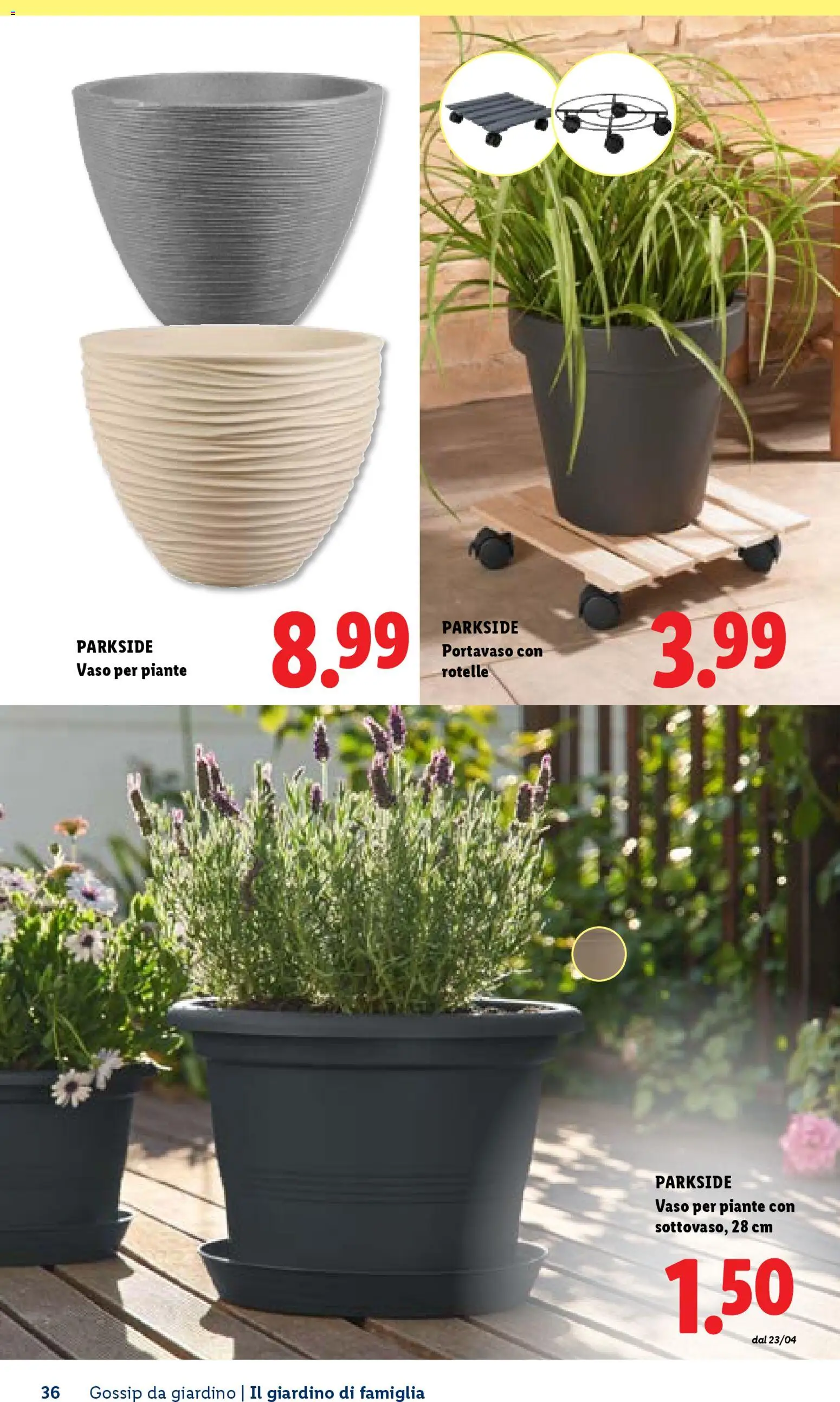 Volantino Lidl del 23.04.2026 | Pagina: 36 | Prodotti: Vaso