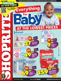 Shoprite specials catalogue – valid from 22.09.2025