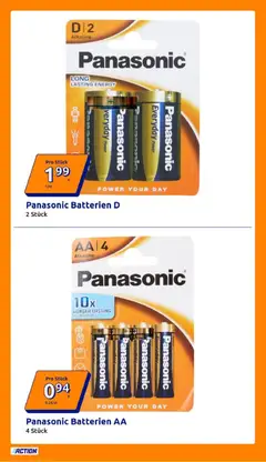 Action Prospekt ab 22.04.2026 gültig | Seite: 12 | Produkte: Panasonic, Batterien, Energy