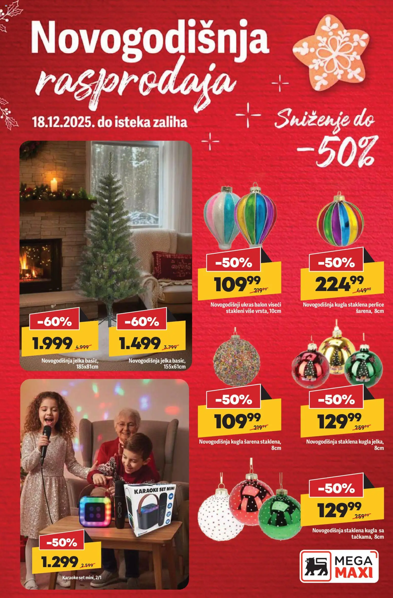 Mega Maxi katalog - važi od 18.12.2025 | Strana: 1