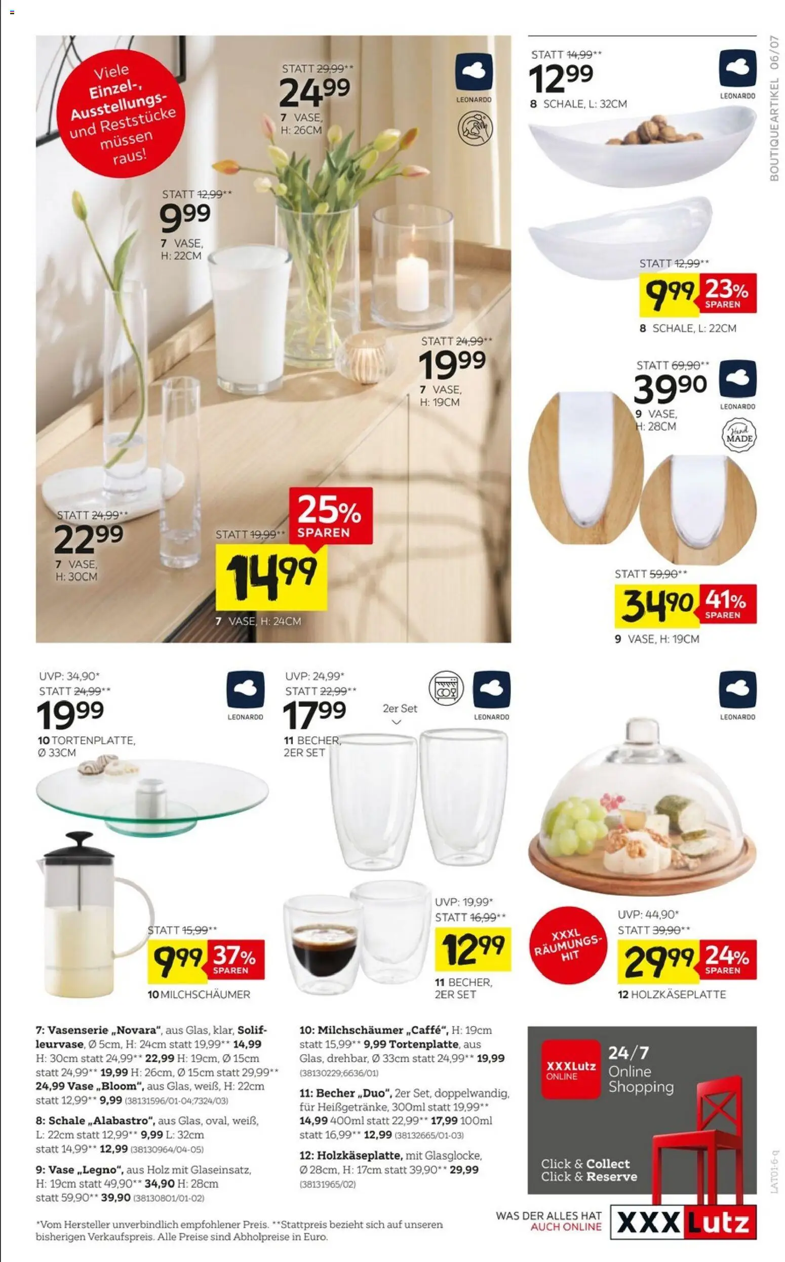 XXXLutz Prospekt aktuell gültig ab 29.12.2025 | Seite: 7 | Produkte: Vase