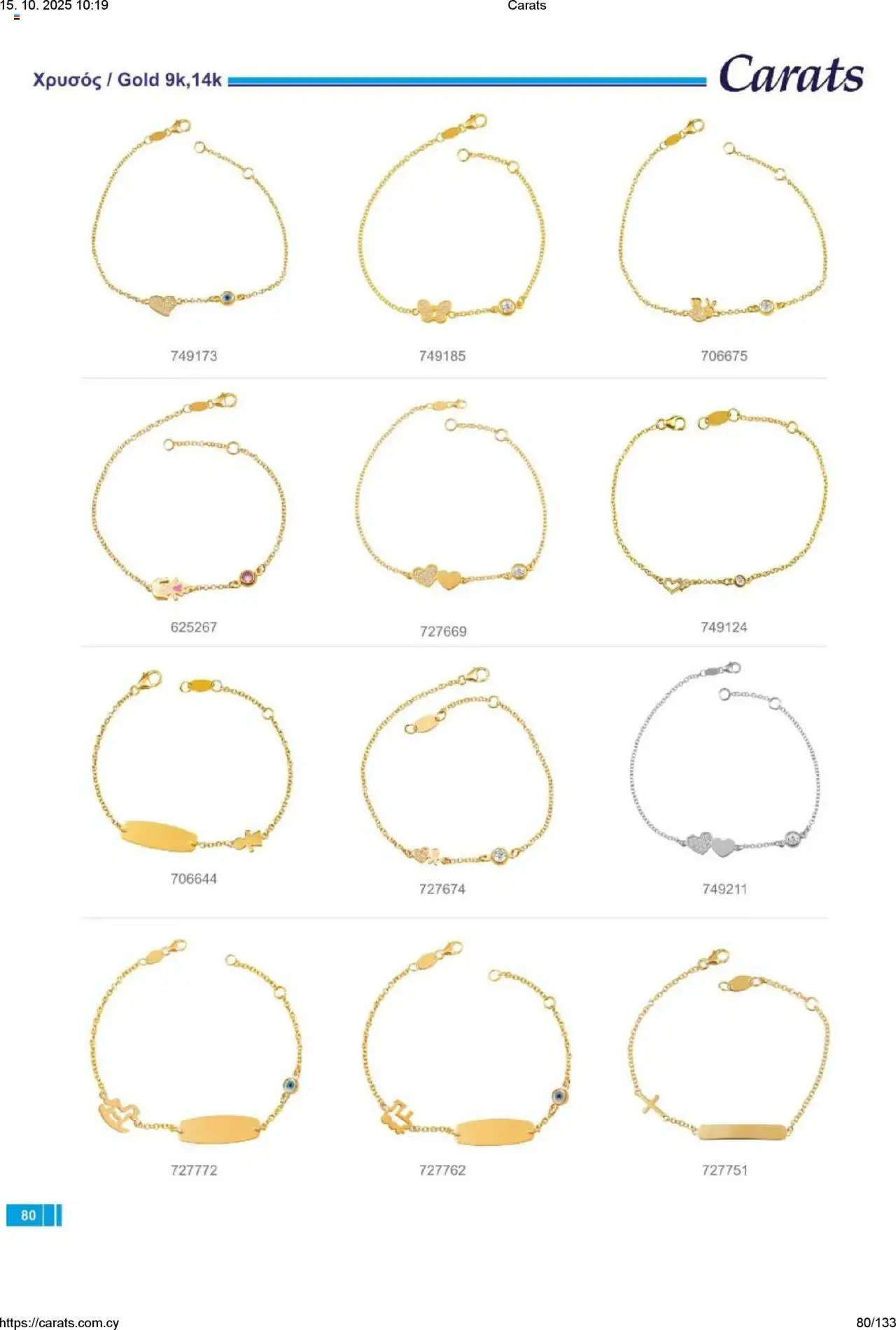 Carats Jewellers Κατάλογος – σε ισχύ από 15.10.2025 | Σελίδα: 80