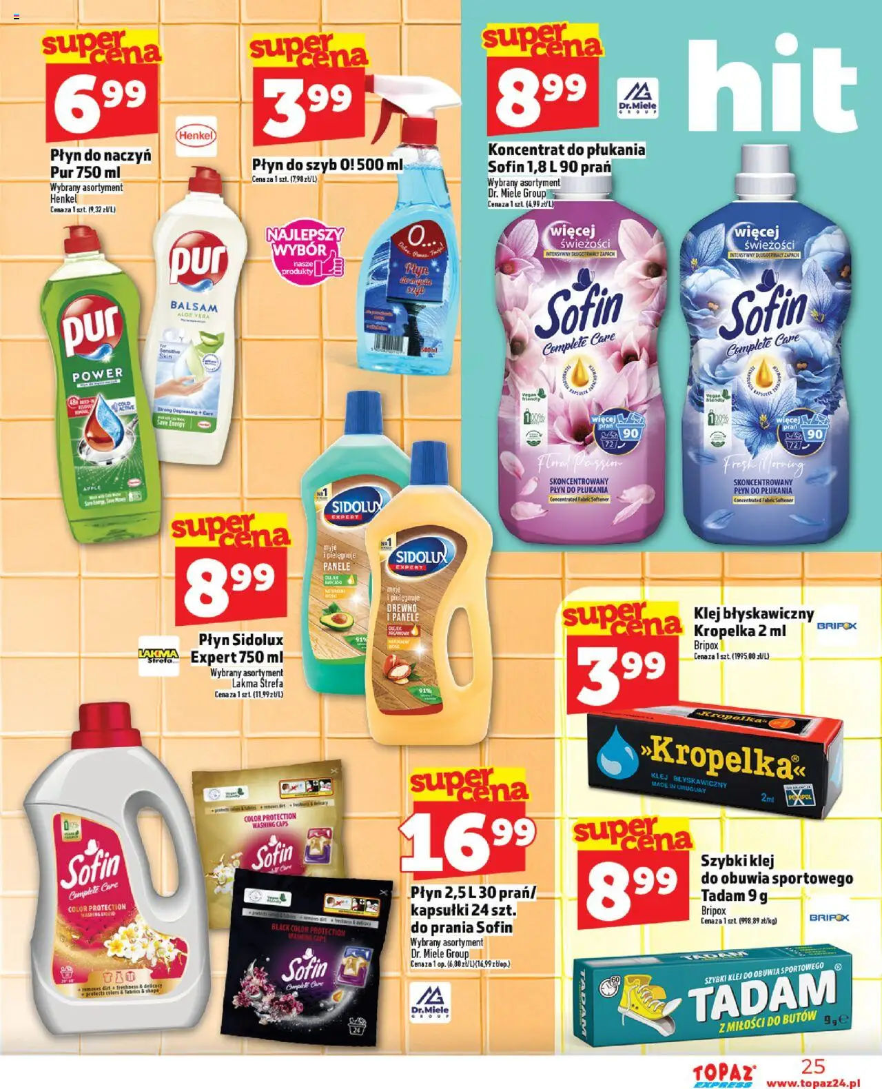 Topaz Gazetka - Express od 28.08.2025 | Strona: 25 | Produkty: Zapach