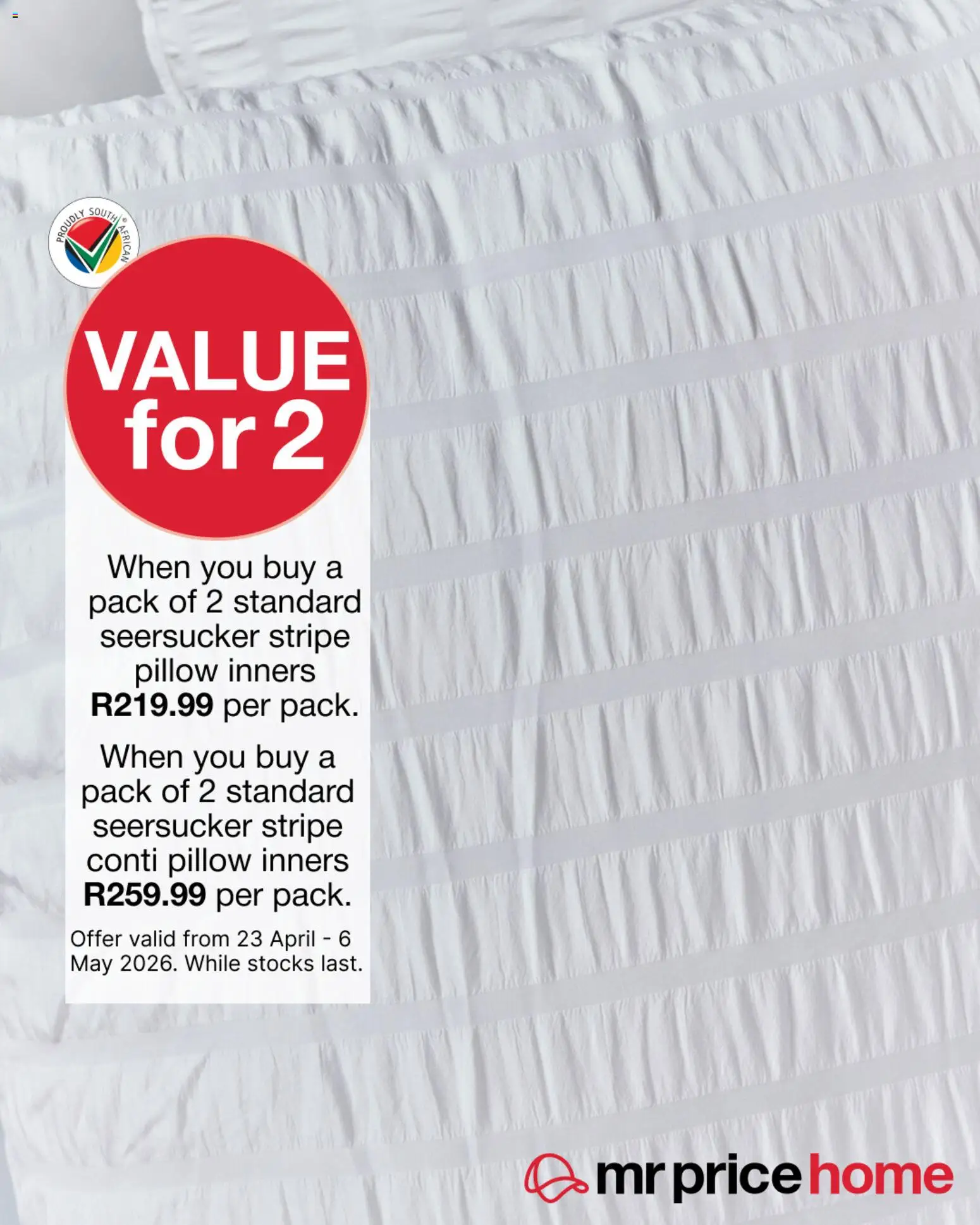 New MRP Home catalogue – valid from 23.04.2026 | Page: 3 | Products: Pillow inners, Pillow