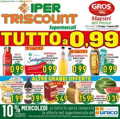 Anteprima del volantino Ipertriscount Ponte di Nona catalogo valido a partire dal 25.07.2025
