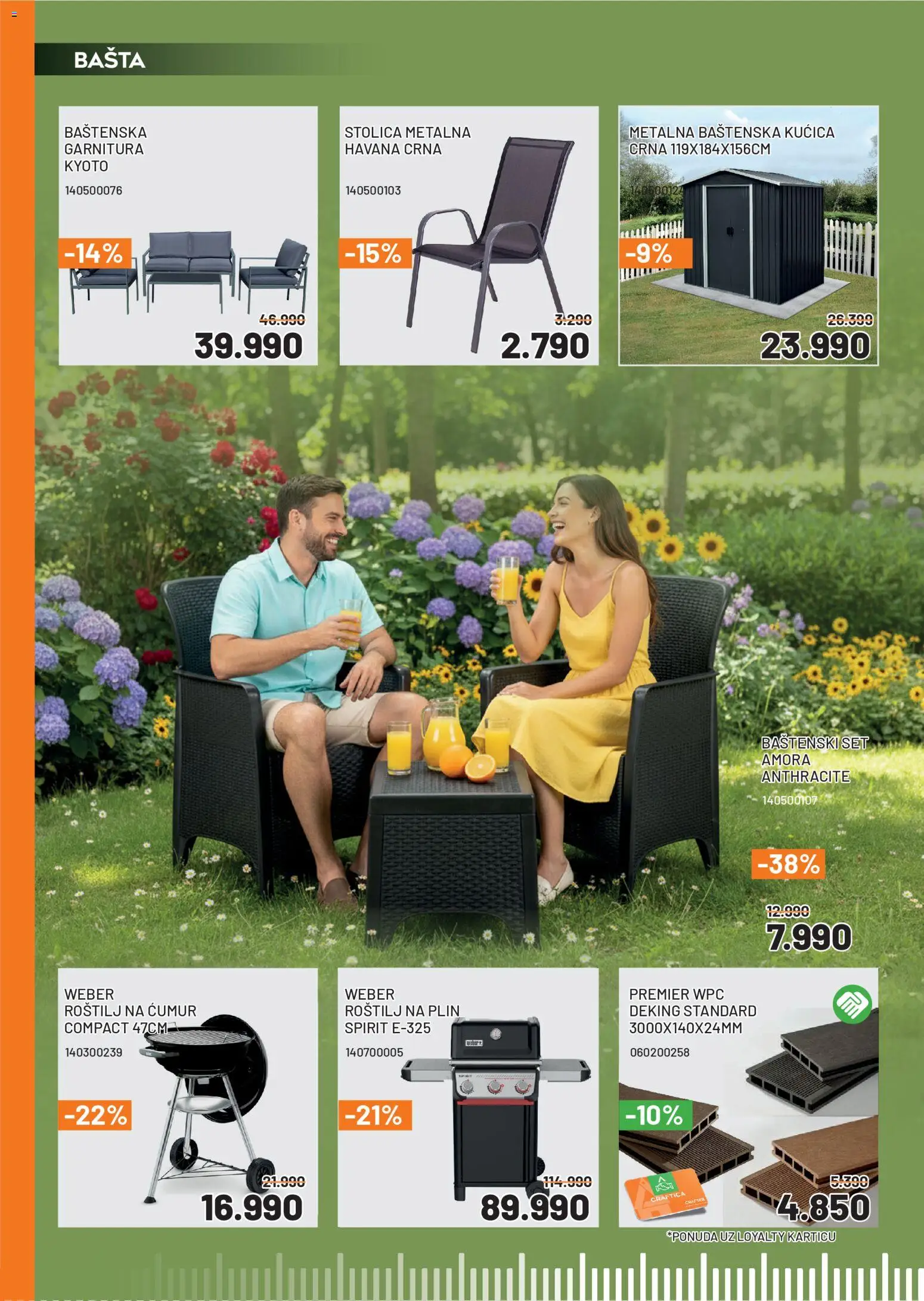Crafter katalog - važi od 02.03.2026 | Strana: 3 | Proizvode: Baštenska stolica, Stolica, Roštilj