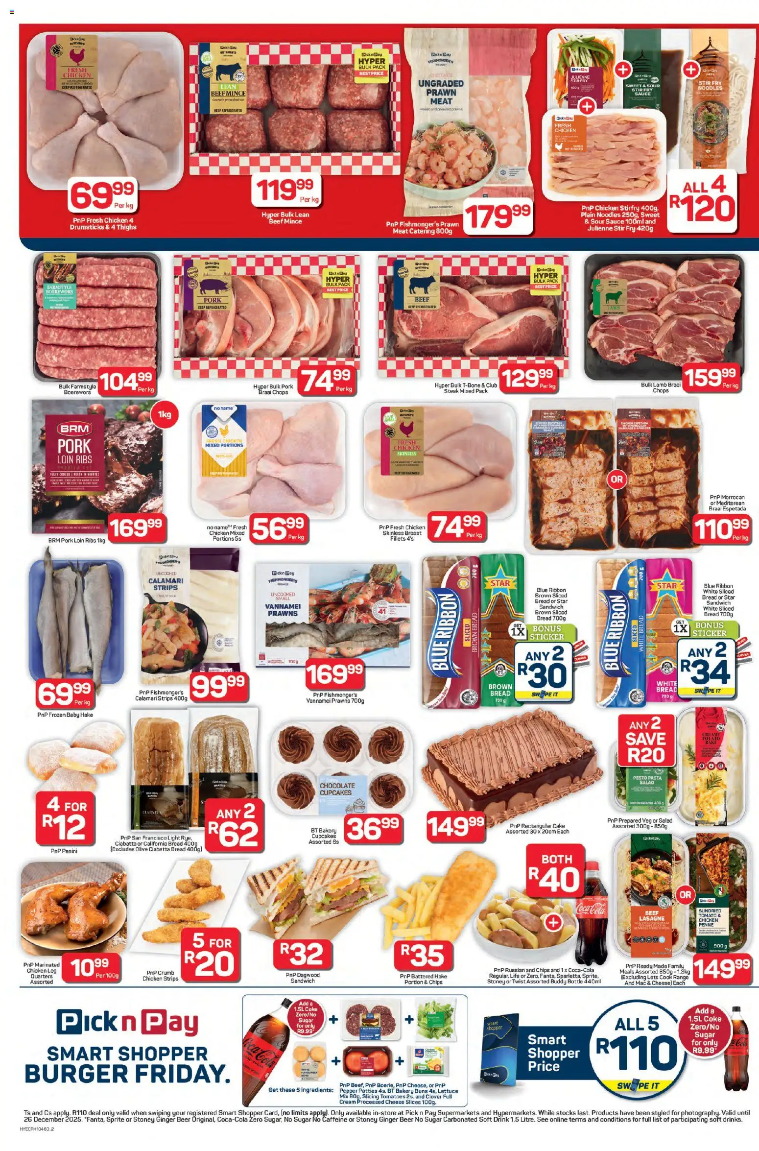 New Pick n Pay catalogue – valid from 23.10.2025 | Page: 2 | Products: Cake, Buns, Light, Salad