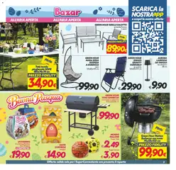 Anteprima del volantino SuperConveniente volantino Misterbianco valido a partire dal 27.03.2026 | Pagina: 30 | Prodotti: Sedia sdraio, Pallone, Sedia, Lampada