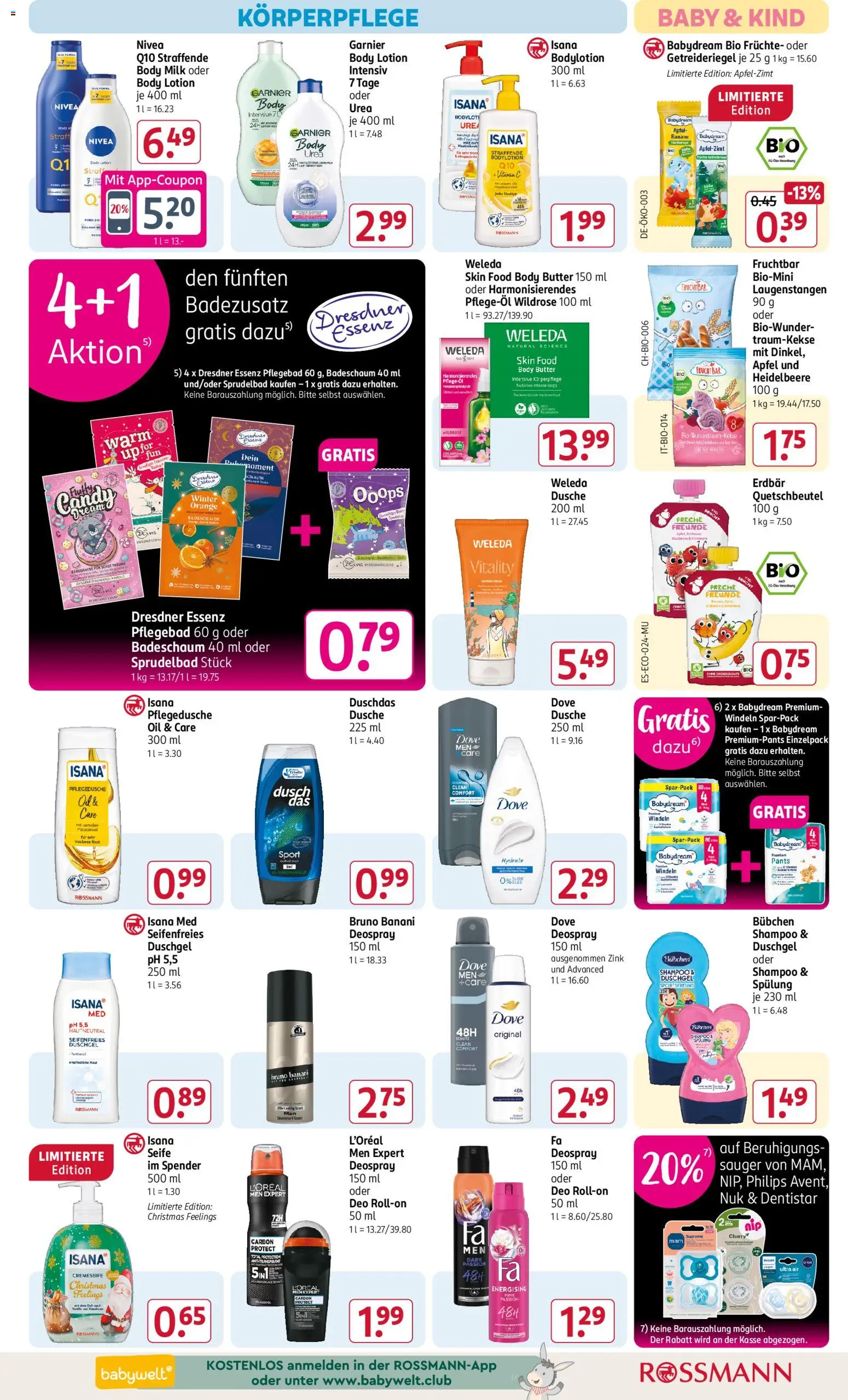 Rossmann - Black Friday – gültig ab 24.11.2025 | Seite: 9 | Produkte: Philips, Butter, Seife, Body Lotion