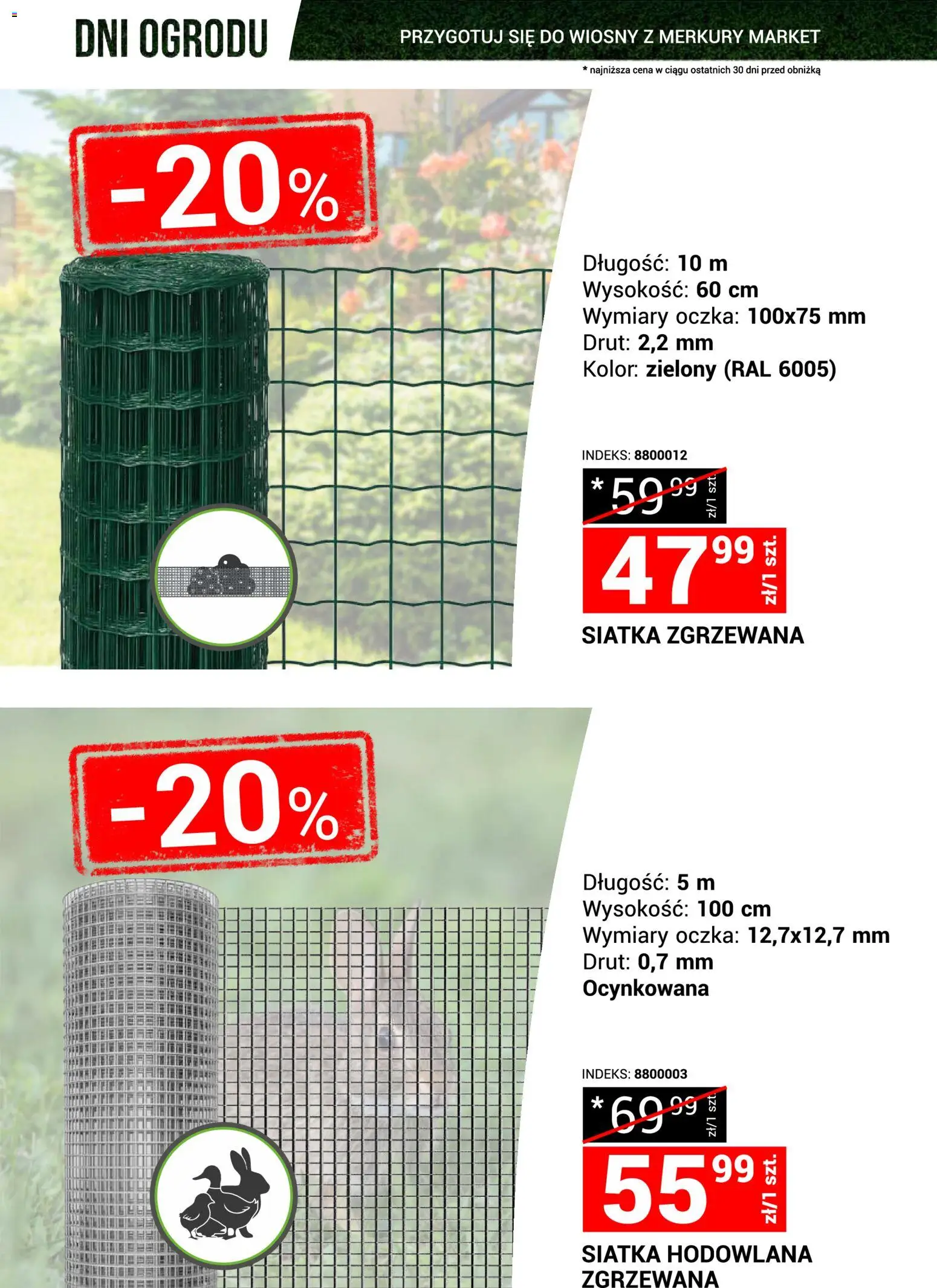 Merkury Market gazetka - Przygotuj się do wiosny od 21.03.2026 | Strona: 11 | Produkty: Siatka