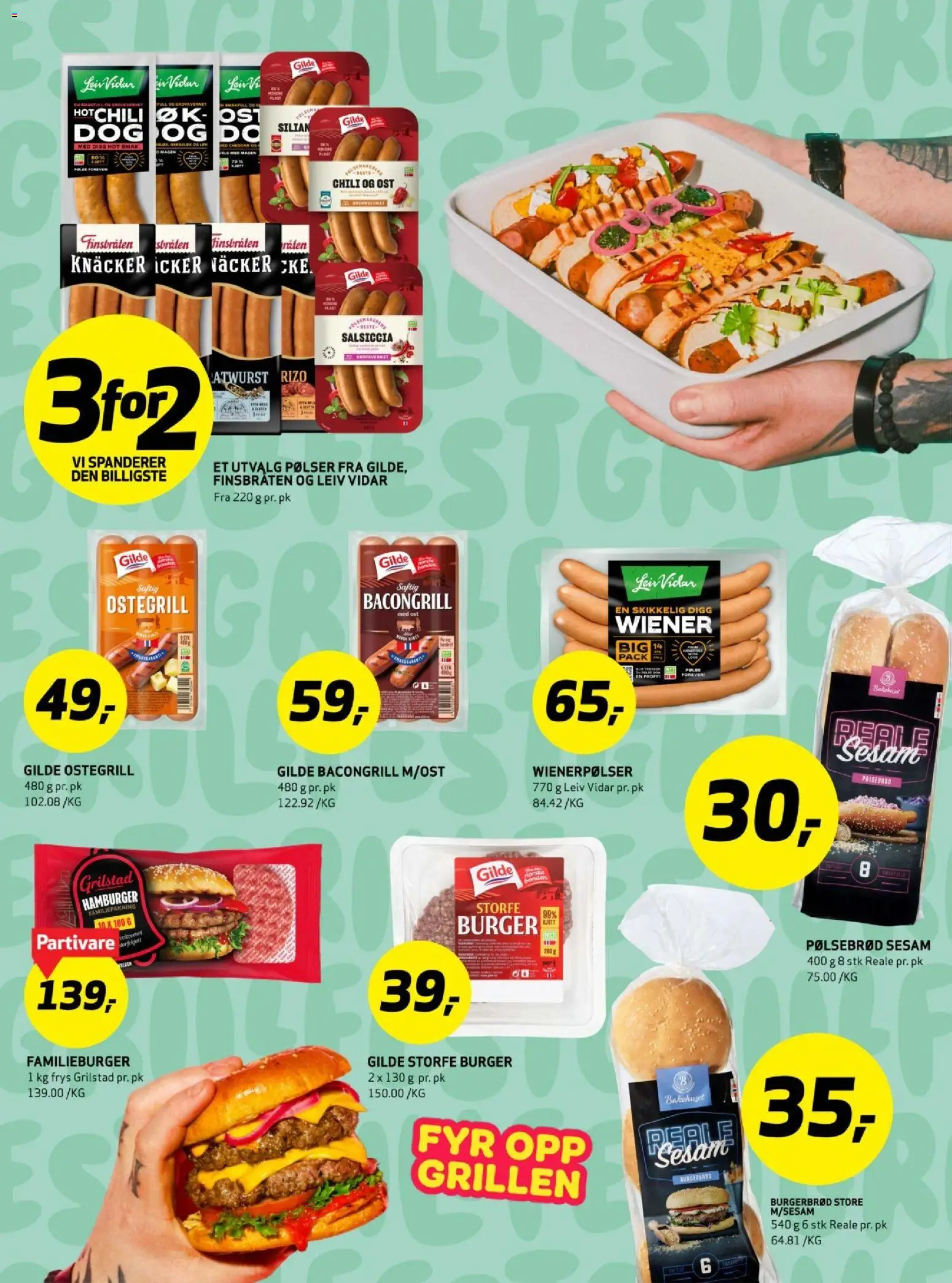 {H1} | Side: 8 | Produkter: Desk, Hamburger, Pølsebrød, Налокітники