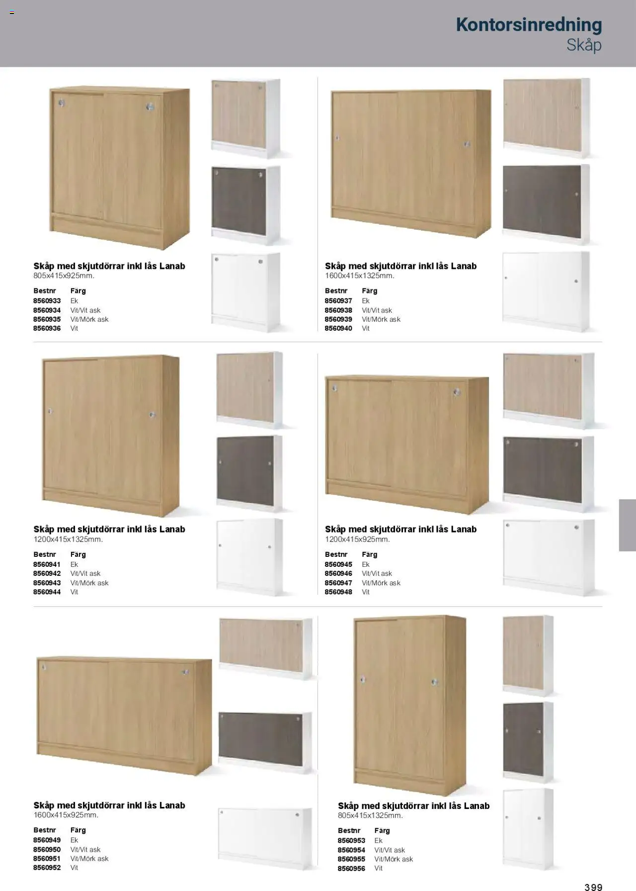 Office Depot reklamblad aktuell från 01.02.2025 | Sida: 401 | Produkter: Skåp