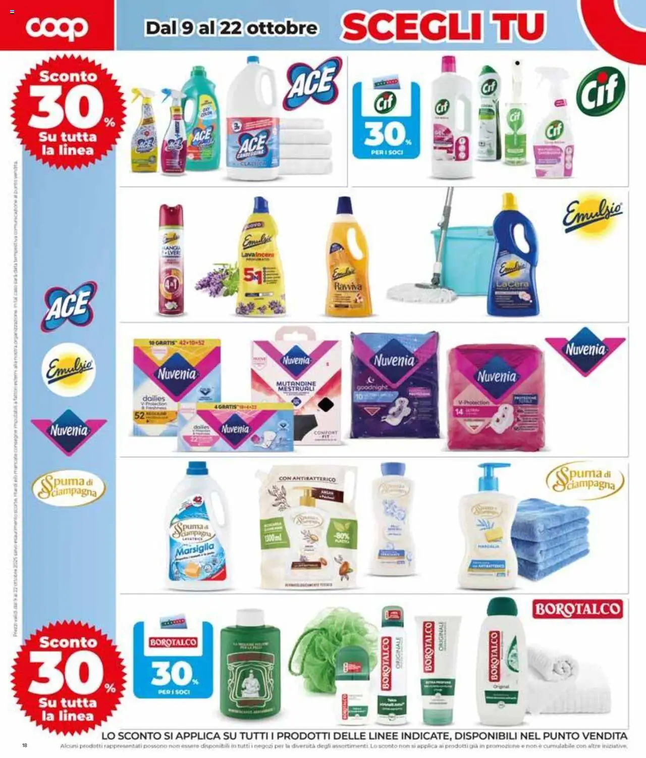 Volantino COOP del 02.10.2025 | Pagina: 18 | Prodotti: Mutandine, Data