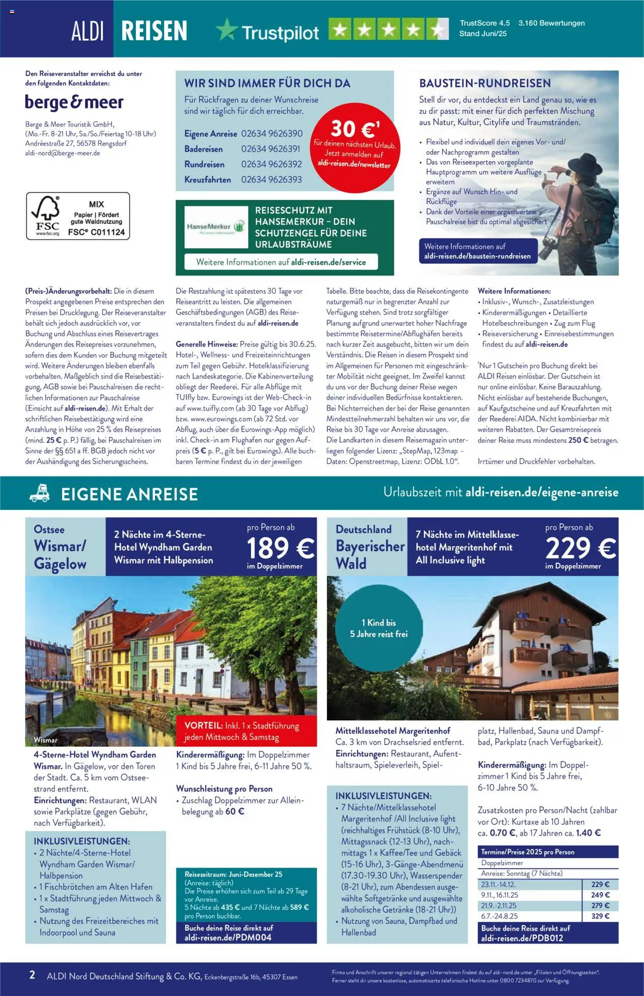 Aldi Reisen Prospekt 	 - gültig ab dem 02.06.2025 | Seite: 2 | Produkte: Spiel, Uhr
