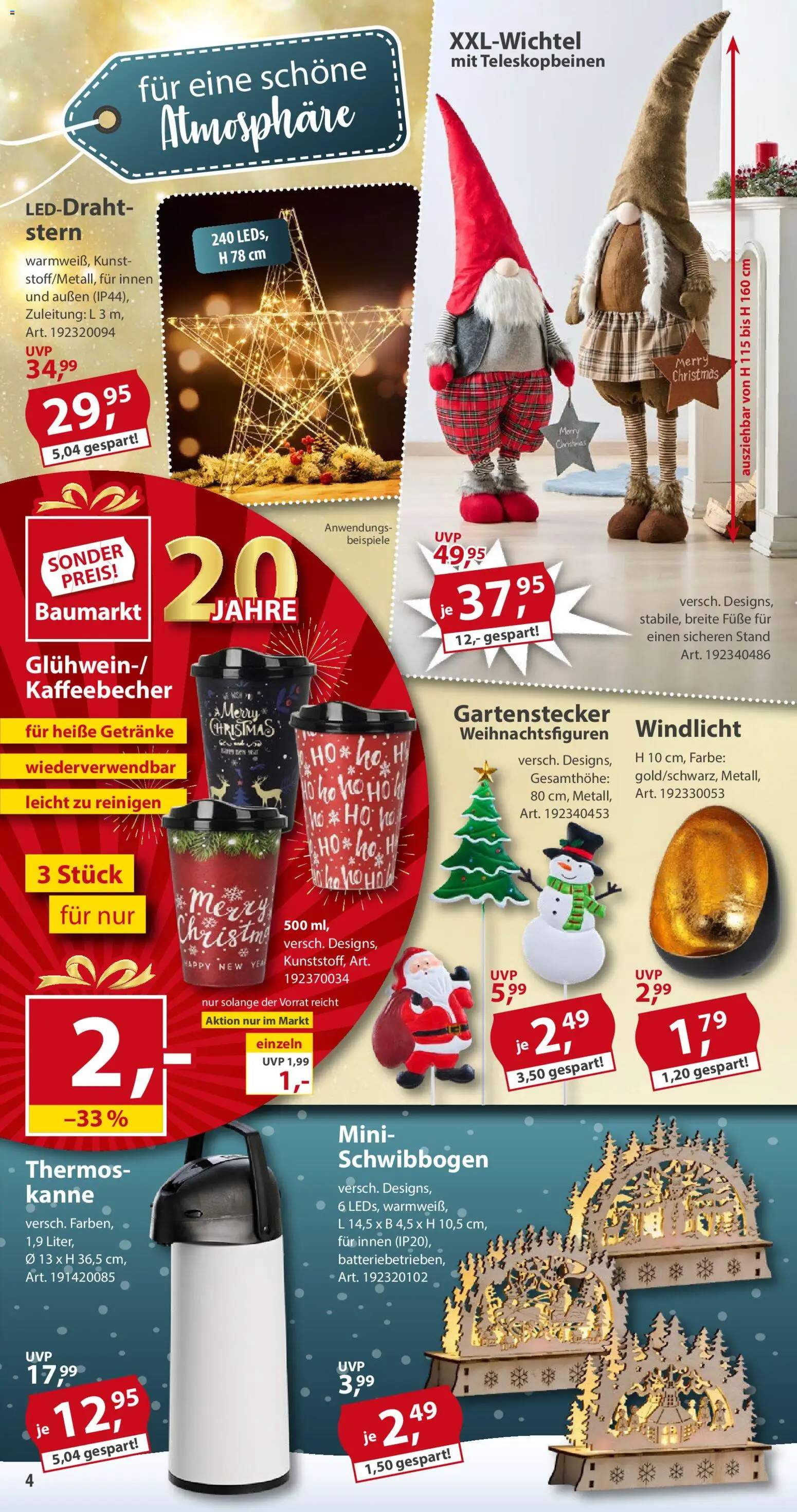 Sonderpreis Baumarkt Prospekt 	 – gültig ab 22.11.2025 | Seite: 4