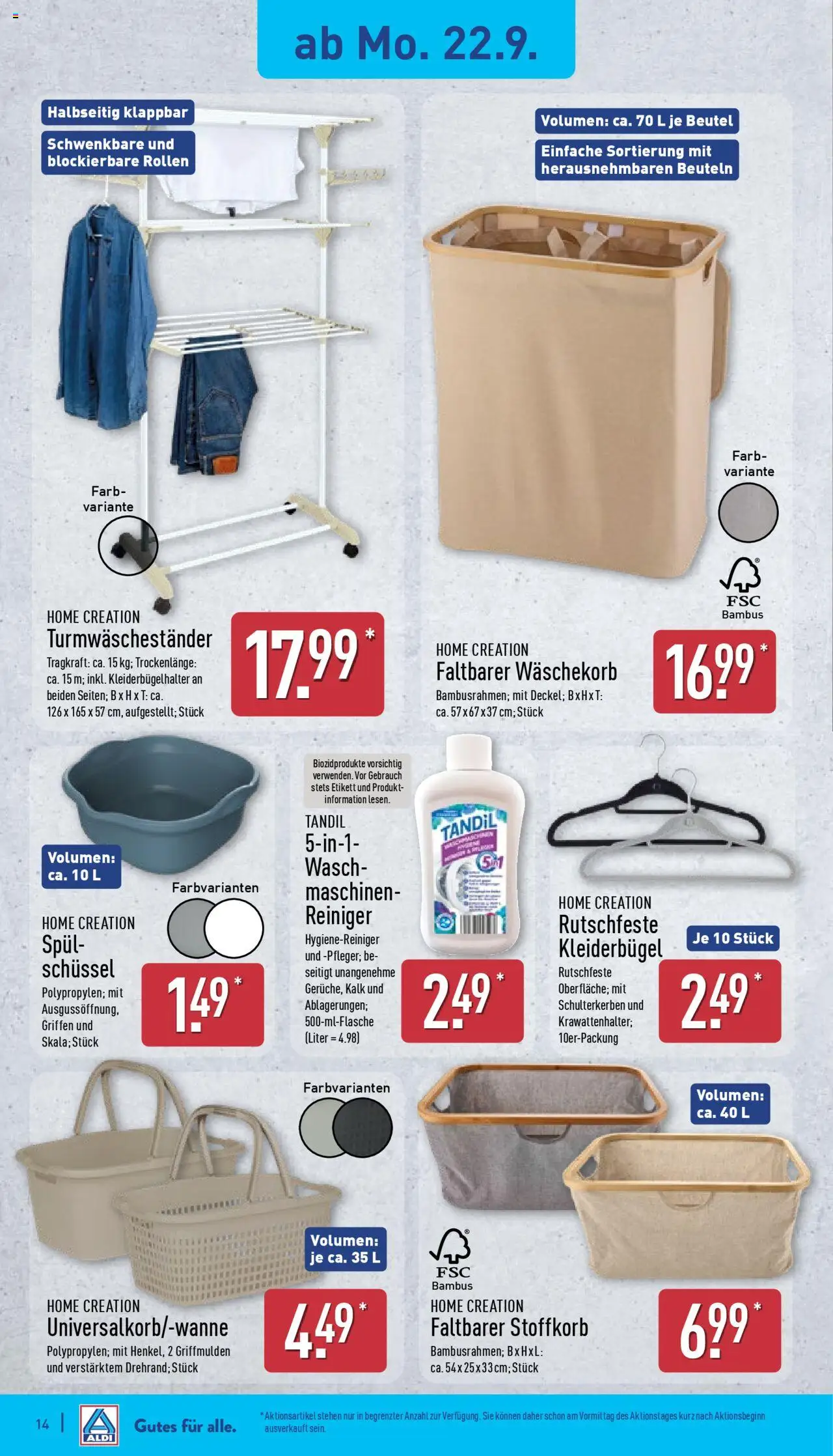 Aldi Prospekt 	 – gültig ab 22.09.2025 | Seite: 18