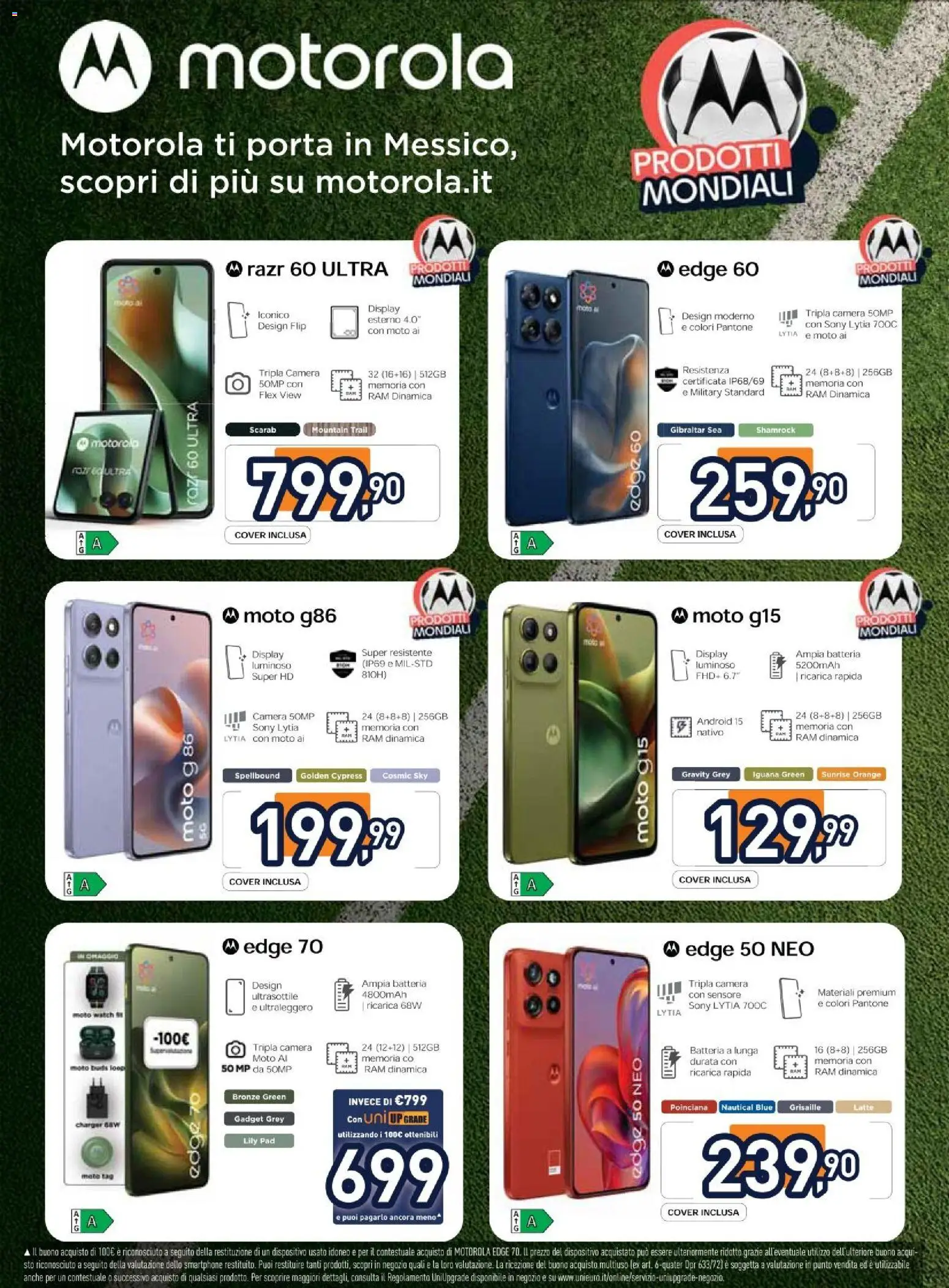 Volantino Unieuro del 13.02.2026 | Pagina: 39 | Prodotti: Latte, Smartphone, Batteria