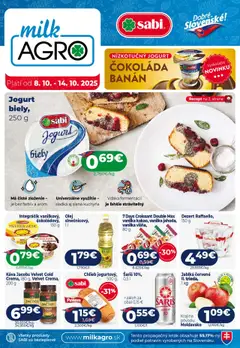 Milk Agro leták platný od 08.10.2025