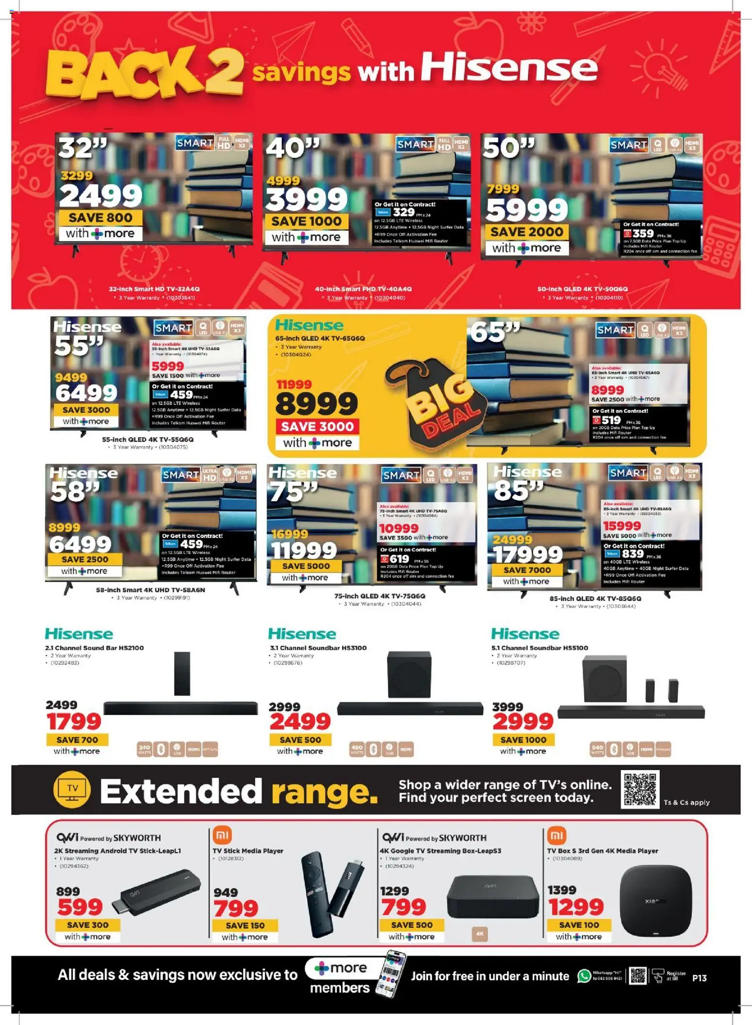 New HiFi Corp catalogue – valid from 29.12.2025 | Page: 13 | Products: Sim, USB, TV, Soundbar