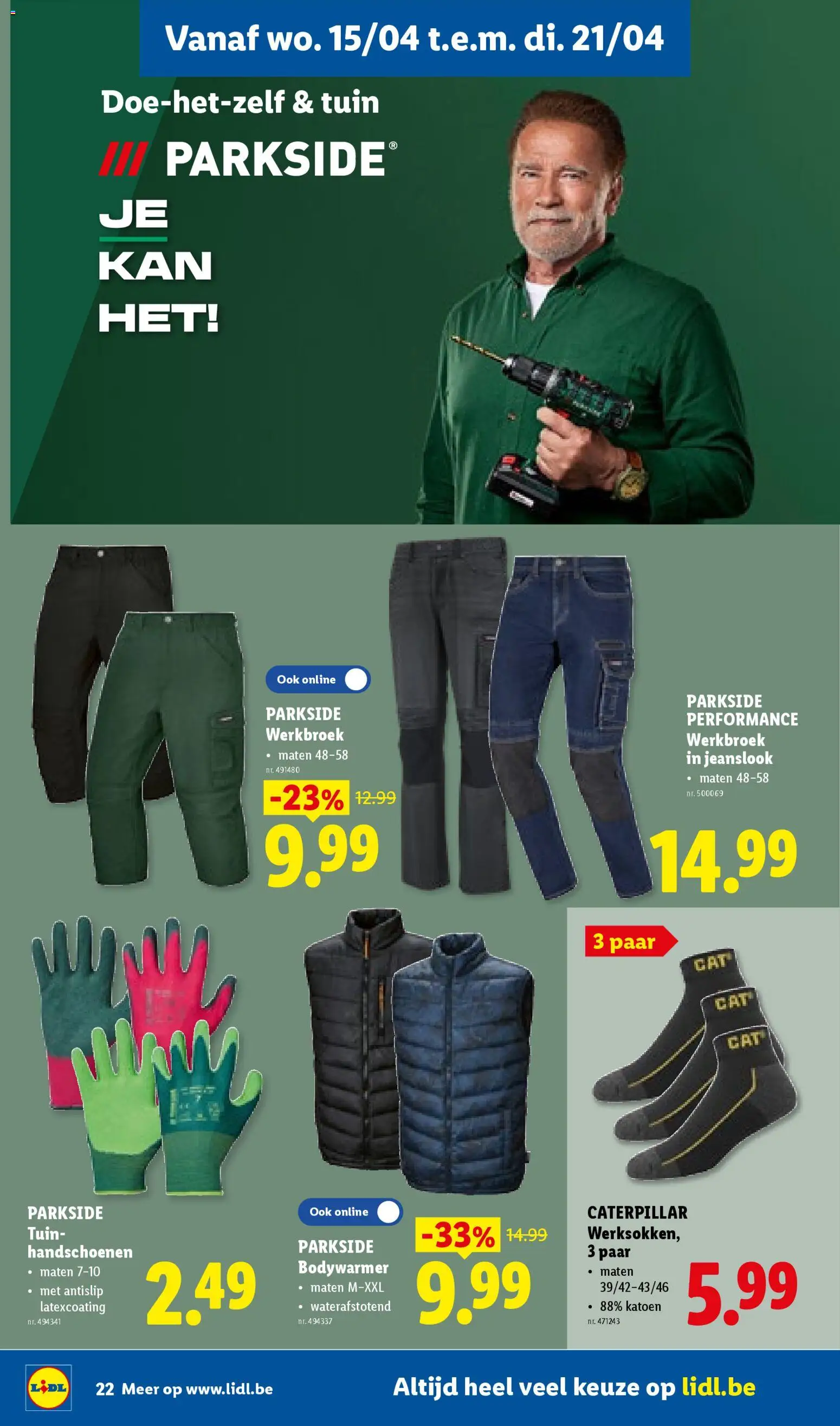 {H1} | Pagina: 22 | Producten: Handschoenen