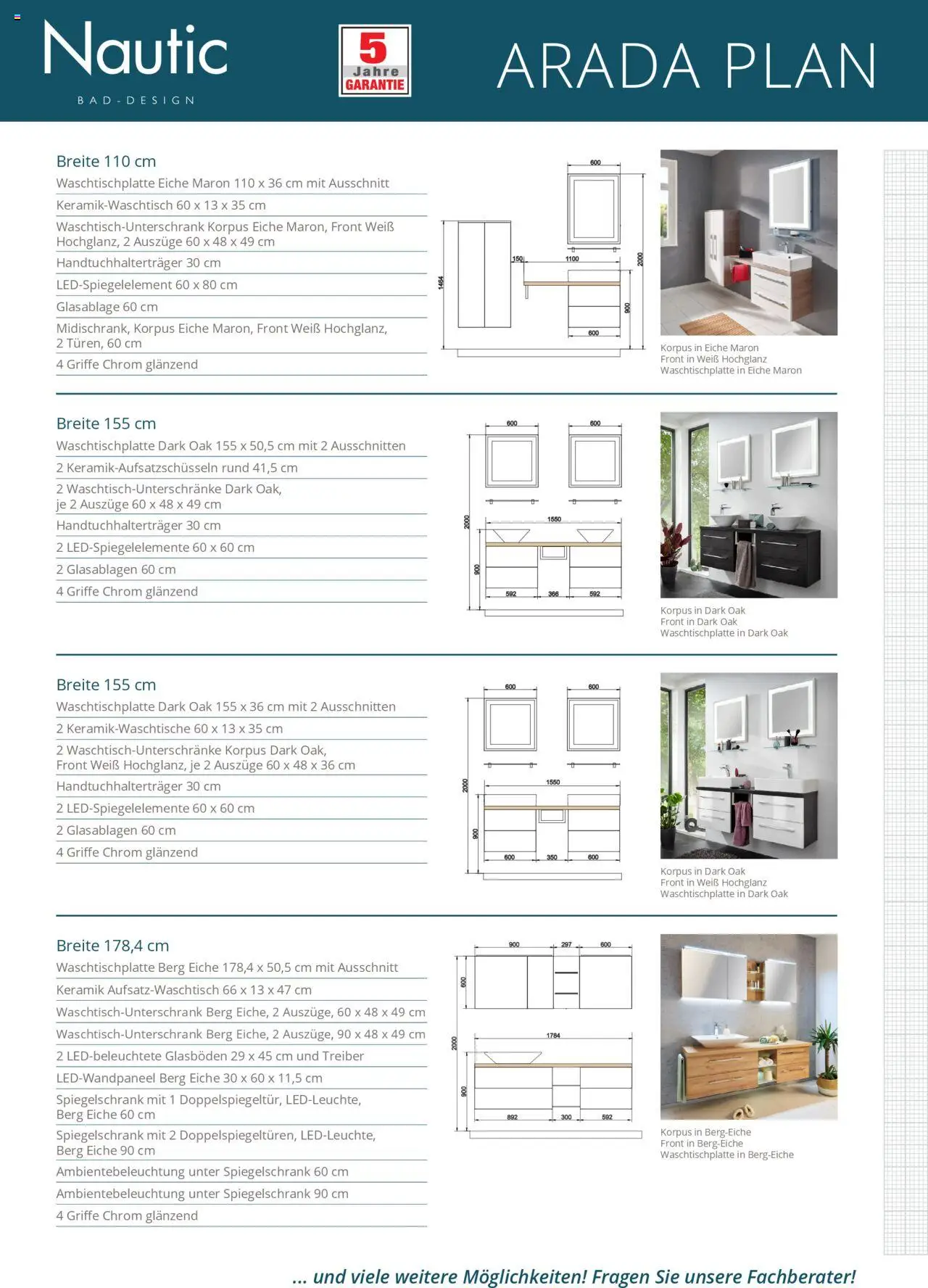 Hammer Zuhause - Arada Plan – gültig ab 06.10.2025 | Seite: 3 | Produkte: Bad, Spiegelschrank