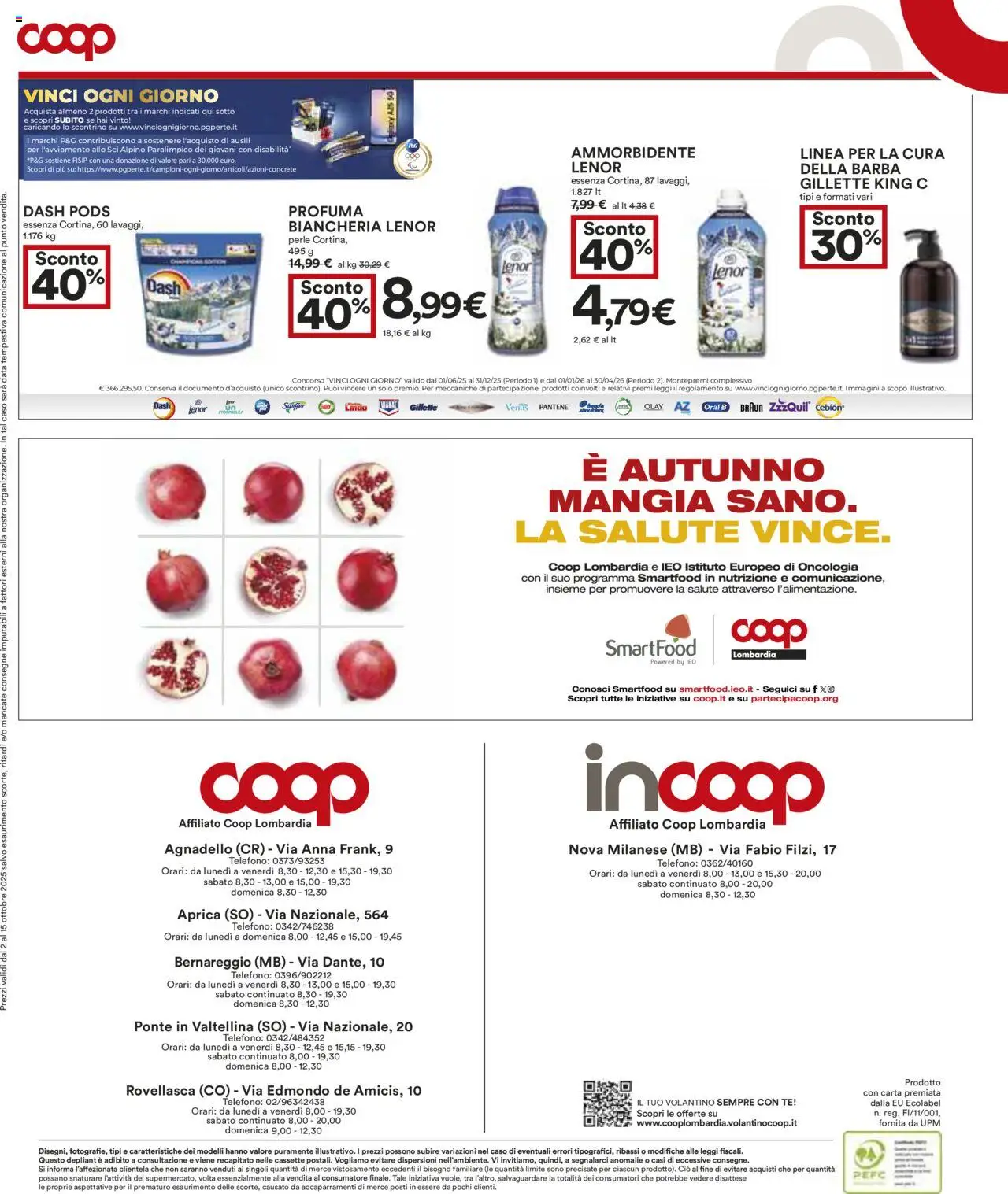 Volantino COOP del 02.10.2025 | Pagina: 16 | Prodotti: Ammorbidente, Tè, Data, Telefono